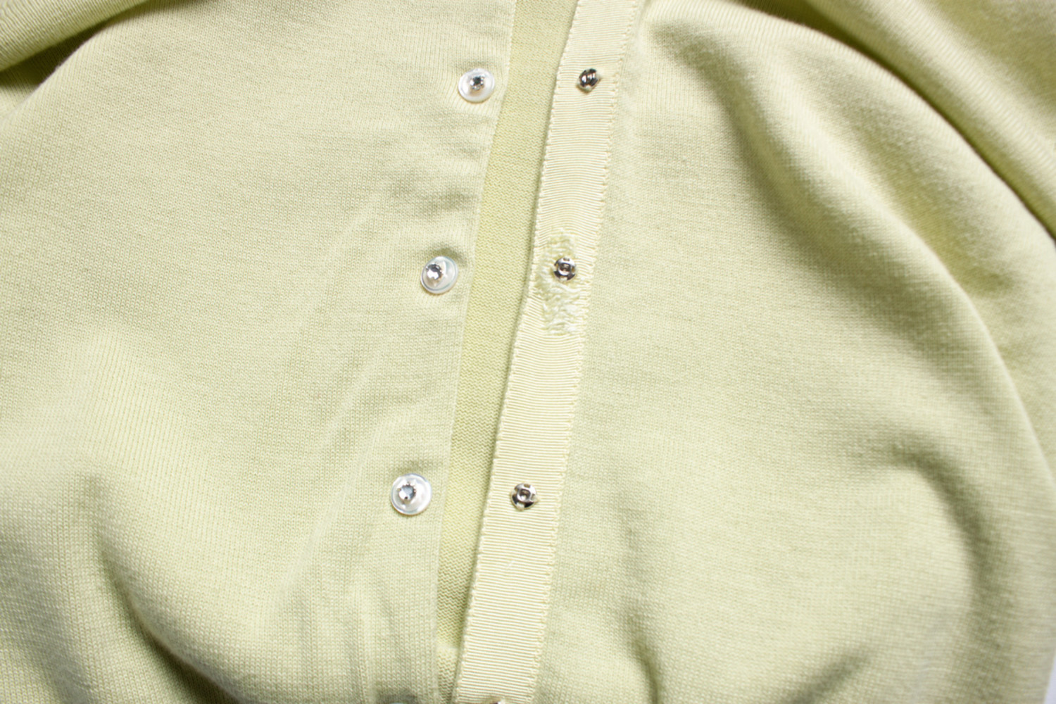 Marc Jacobs, cardigan in lime green - Unique Designer Pieces