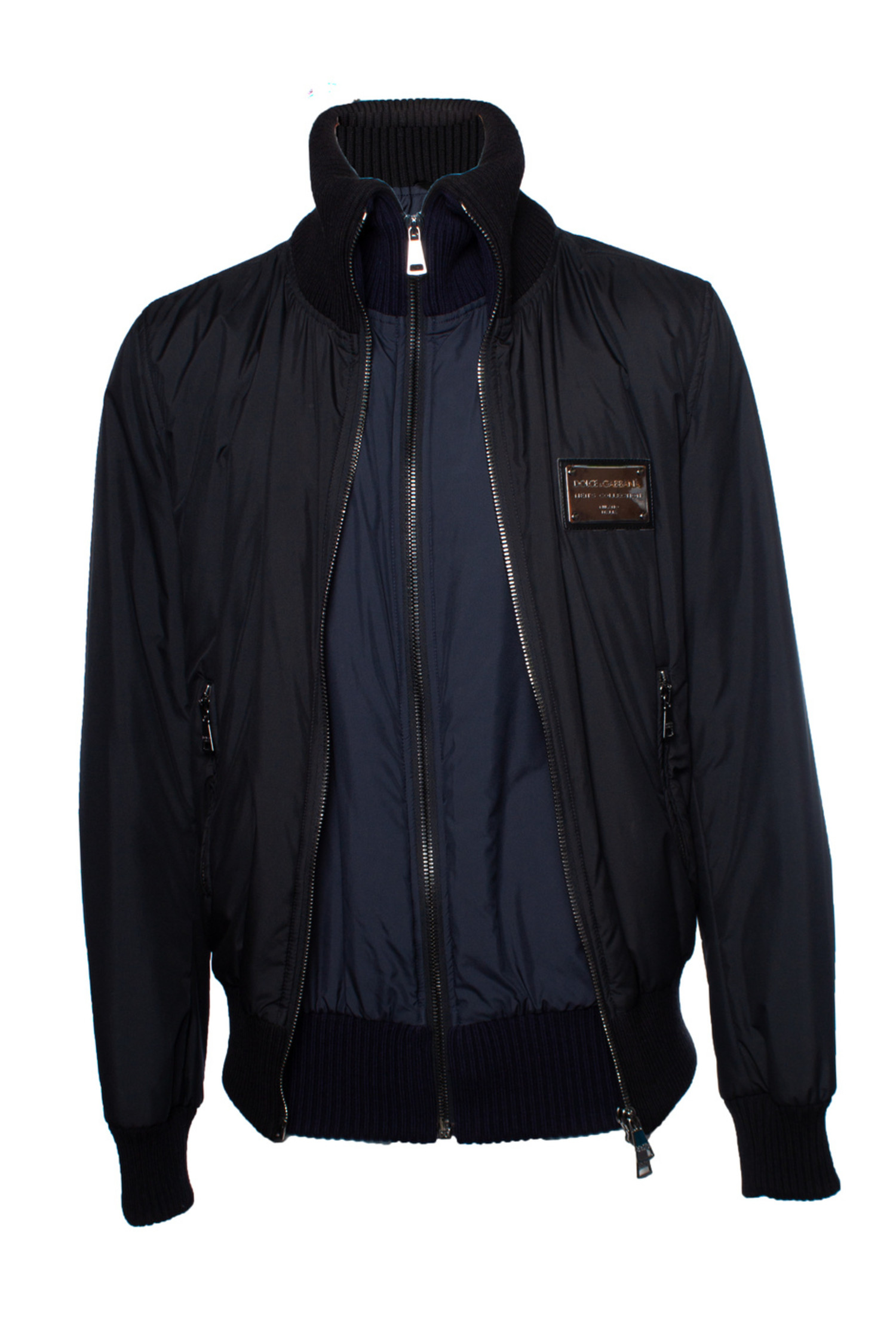 Dolce & Gabbana, Bomber jacket with double zipper - Unique Dolce & Gabbana, Bomber jacket with double zipper - Unique