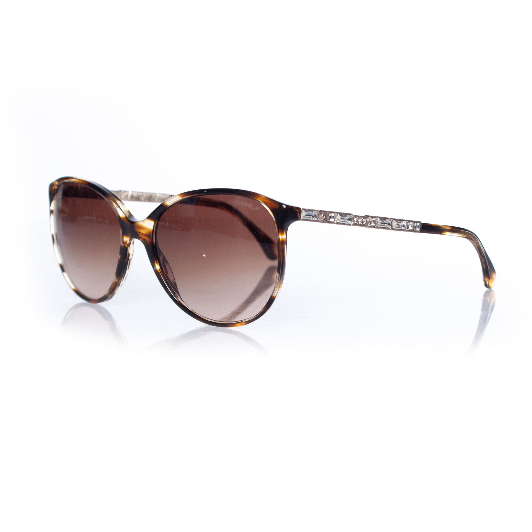 Chanel, Cat eye sunglasses with rhinestones - Unique Designer Pieces