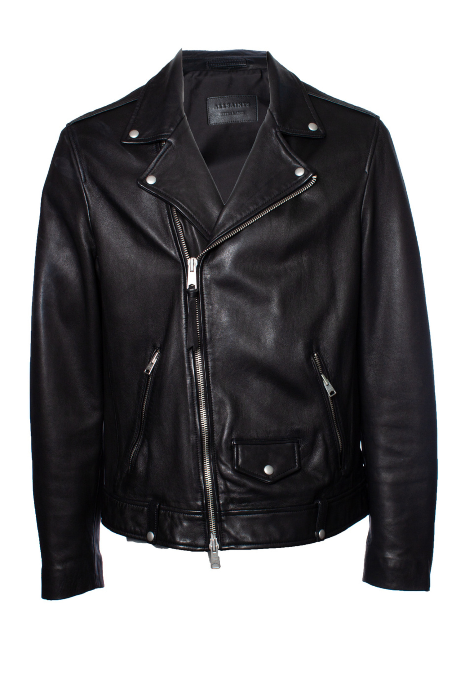 Zwart Leren Jack Met Kraag - Milestone - Boots by M Zwart Leren Jack Met Kraag - Milestone - Boots by M