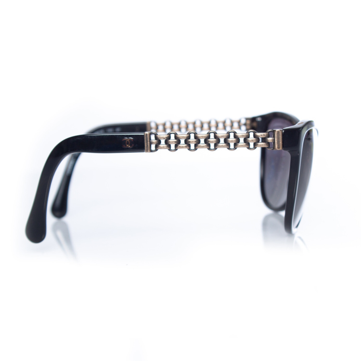 Chanel, Black chain sunglasses - Unique Designer Pieces