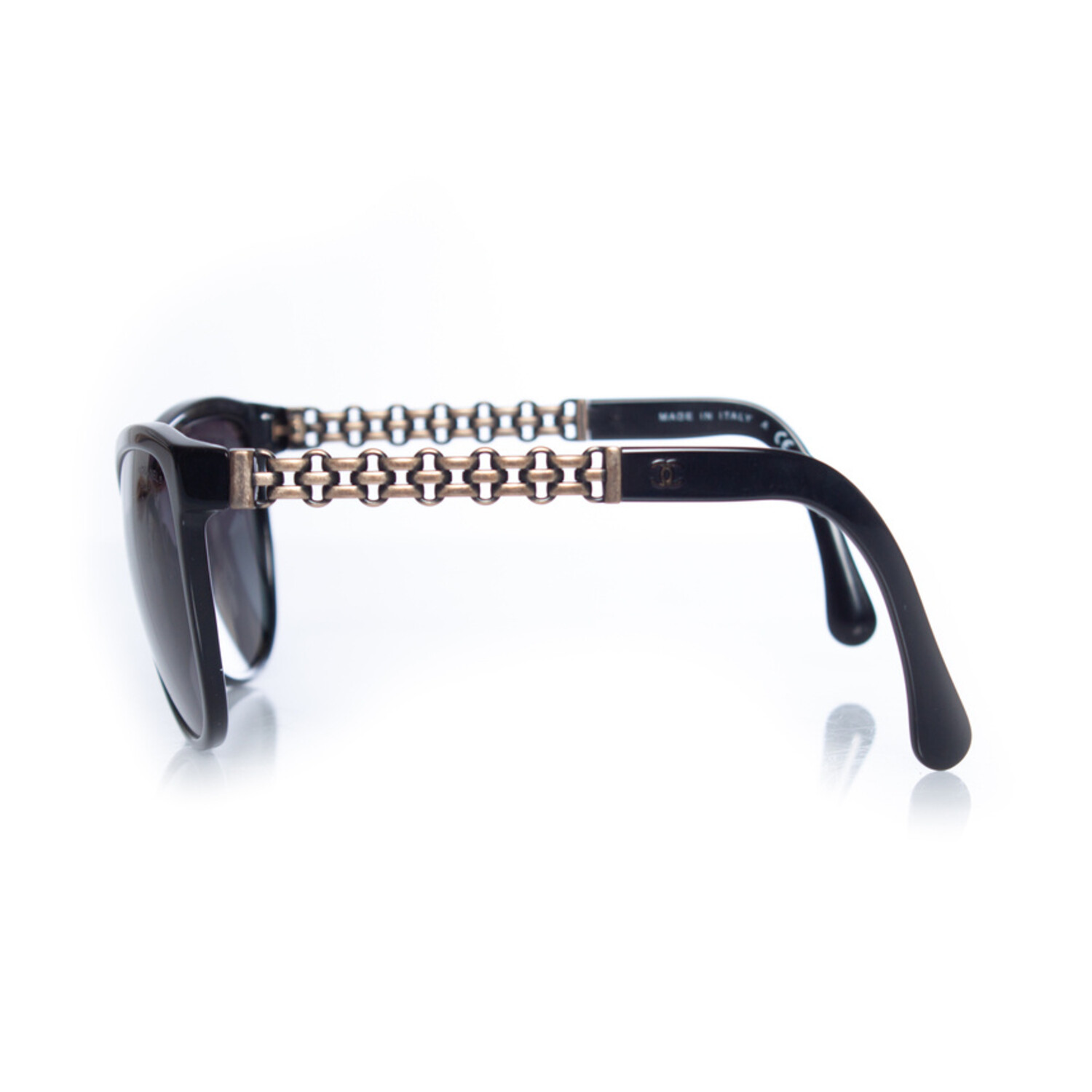 Chanel, Black chain sunglasses - Unique Designer Pieces