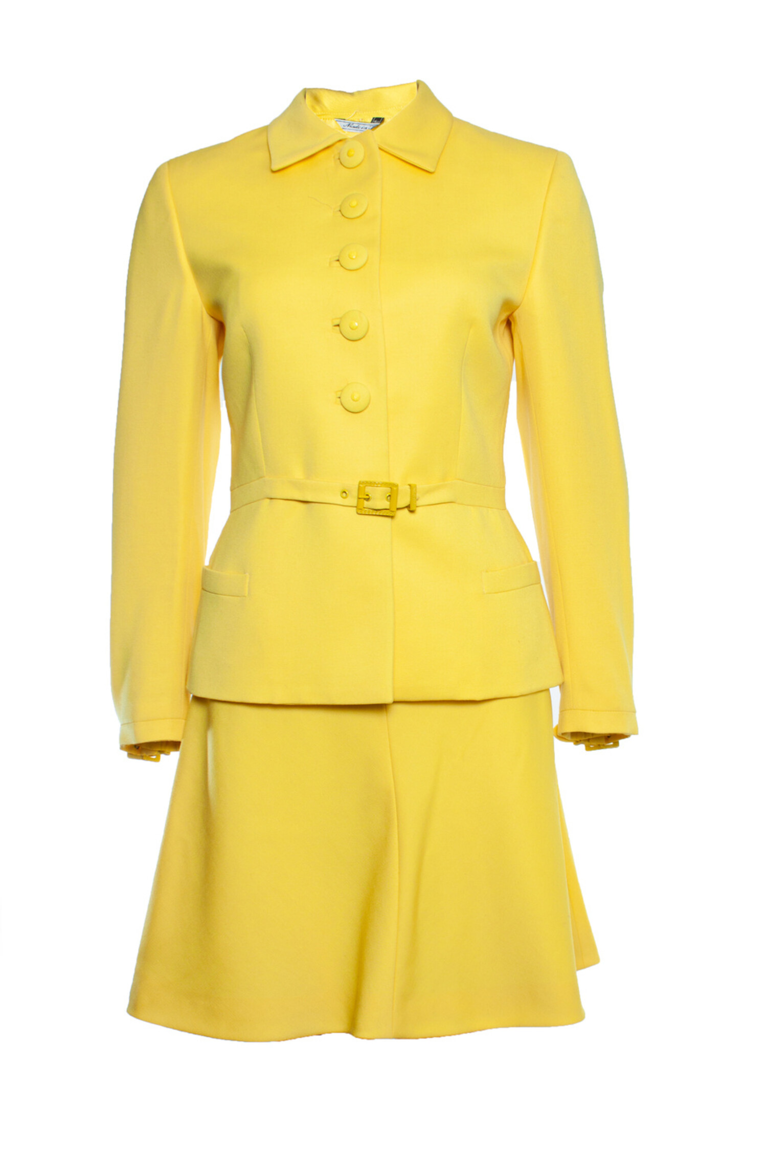 Gianni Versace Couture, Yellow twin suit - Unique Designer Pieces