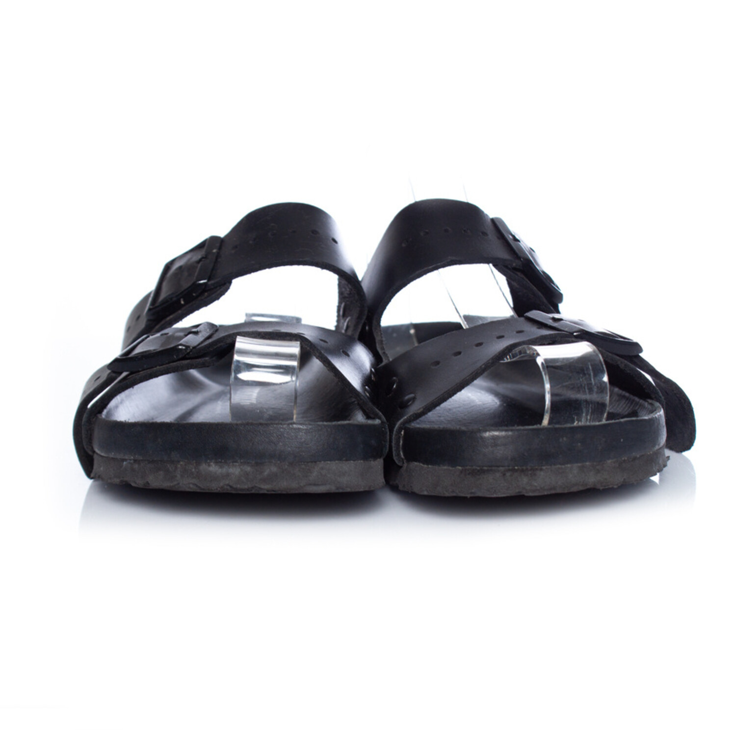 BIRKENSTOCK × RickOwens ボストン フォイルレザー黒 41 Rick Owens Boston Leather Black | BIRKENSTOCK