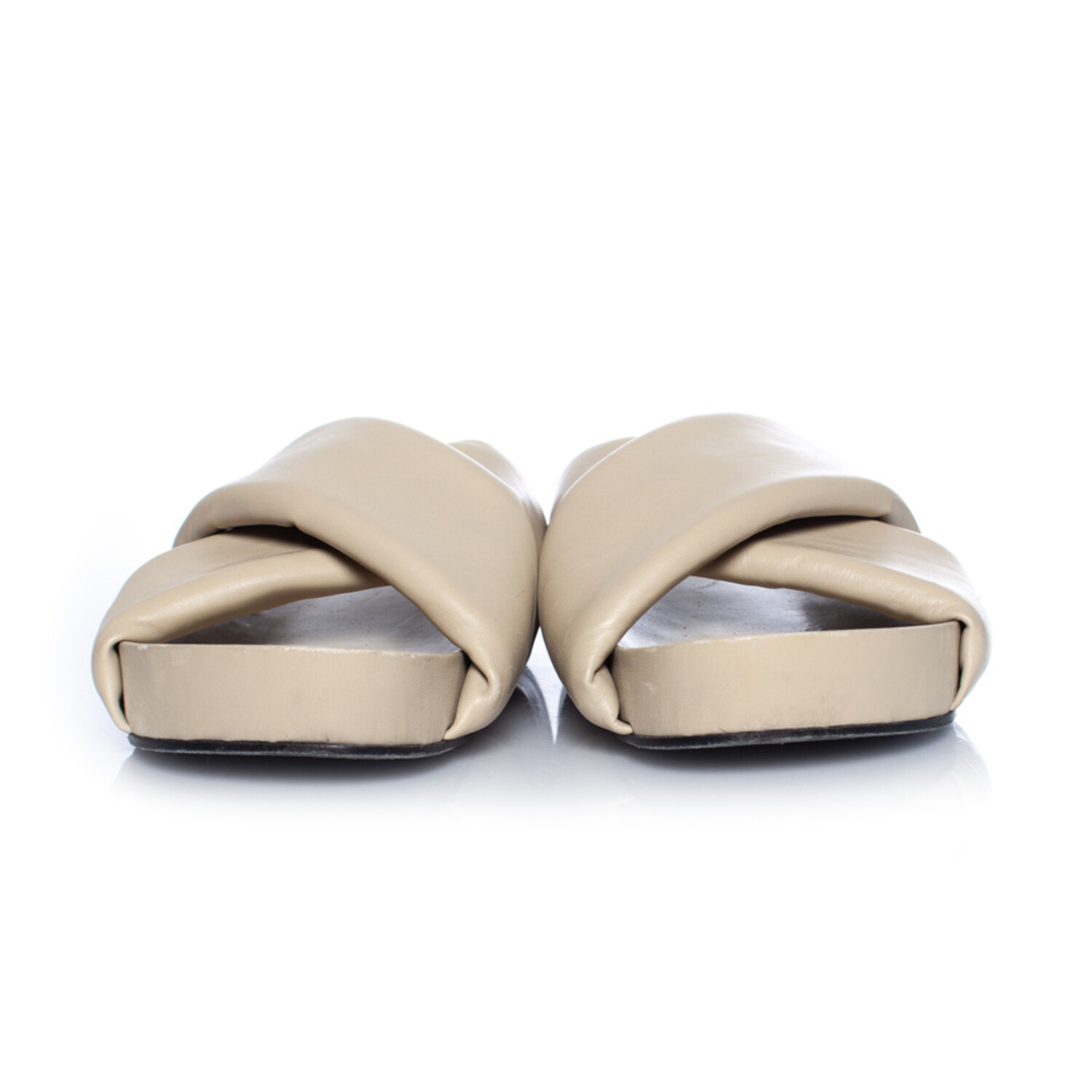Jil Sander, Leather cross sandals - Unique Designer Pieces Jil Sander, Leather cross sandals - Unique Designer Pieces