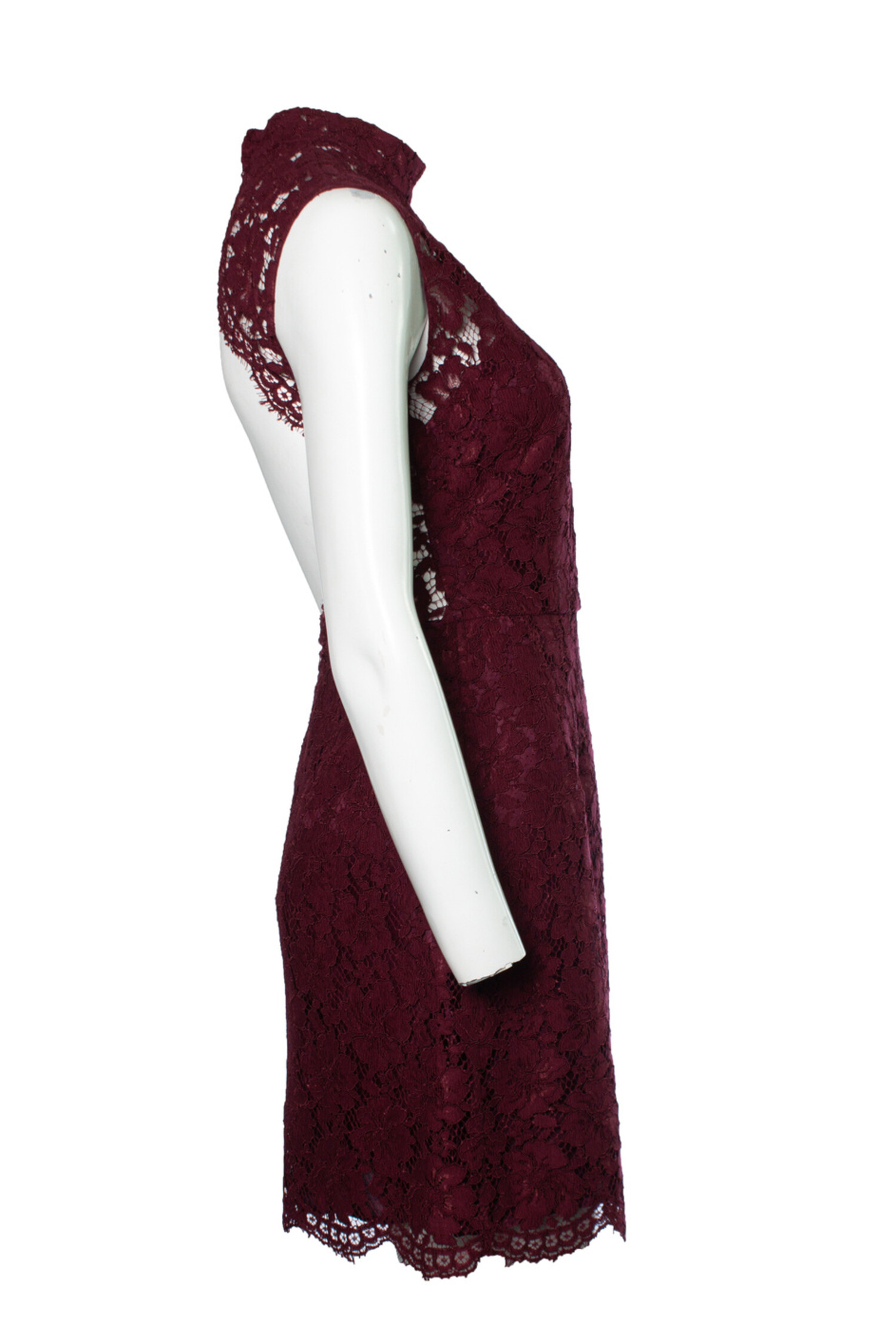 Sandro, Lace dress with open back - Unique Designer Pieces