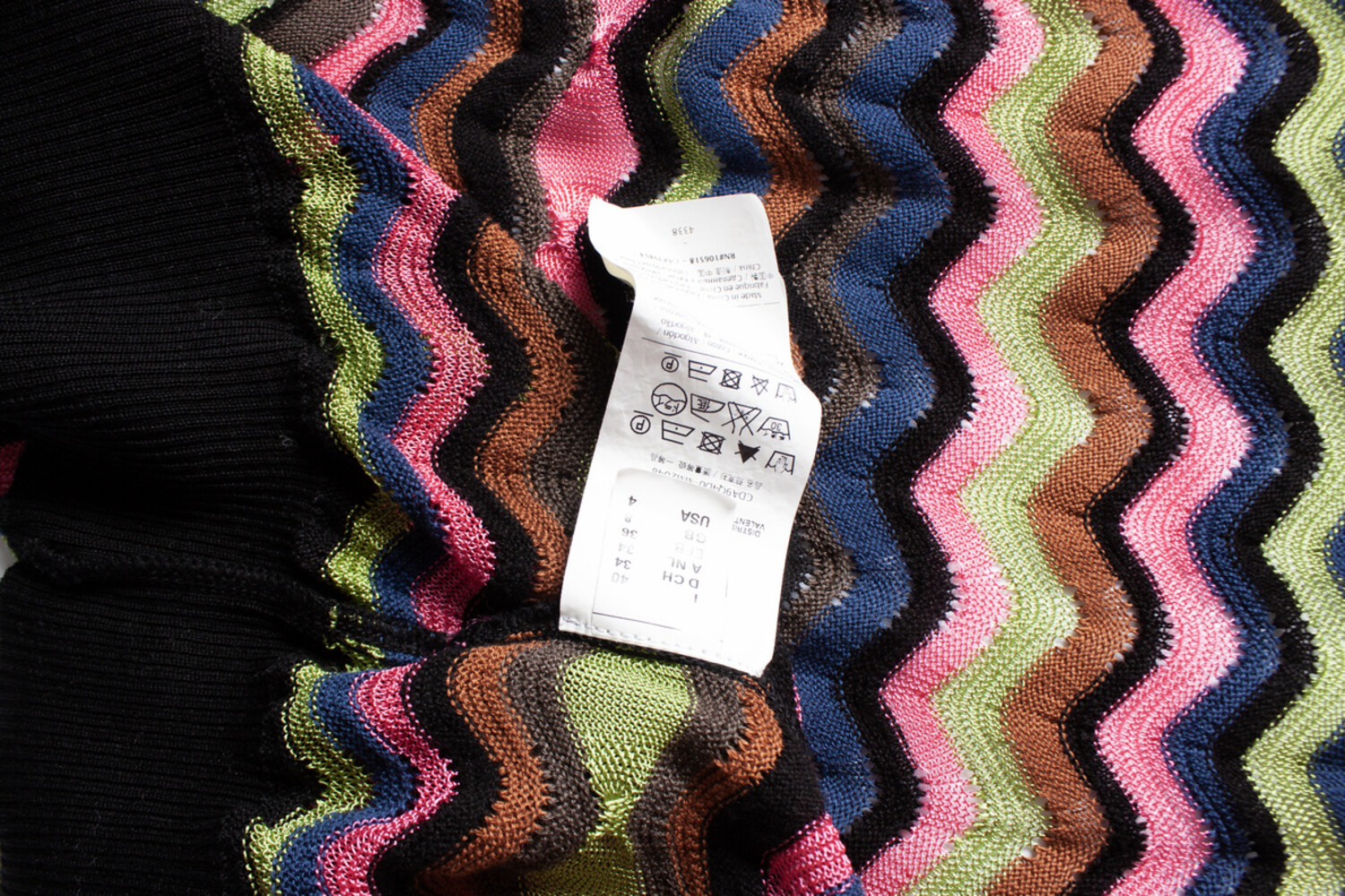 M Missoni, multicolour short sleeve cardigan - Unique Designer Pieces