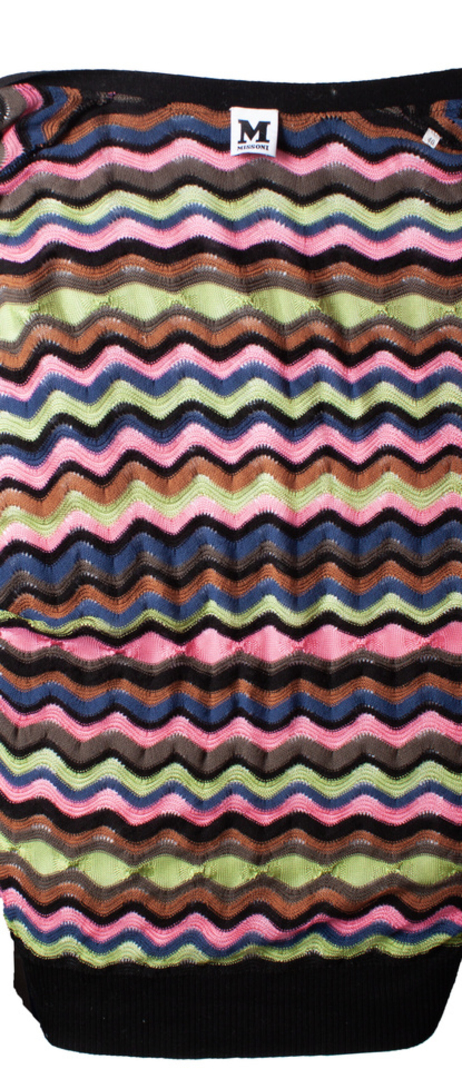 M Missoni, multicolour short sleeve cardigan - Unique Designer Pieces