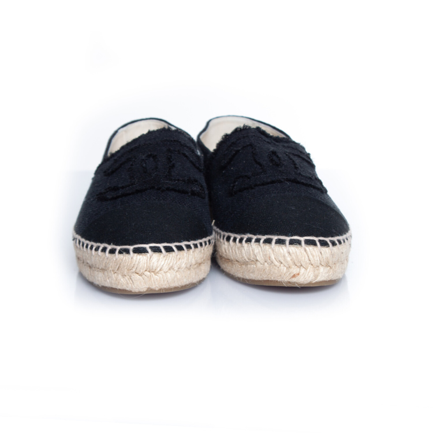 Chanel on sale linen espadrilles