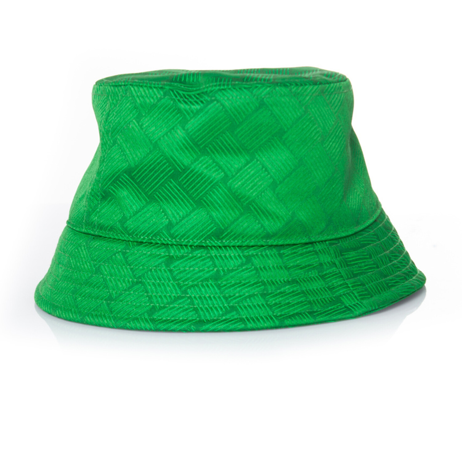 Bottega Veneta, green intrecciato bucket hat - Unique Designer Pieces