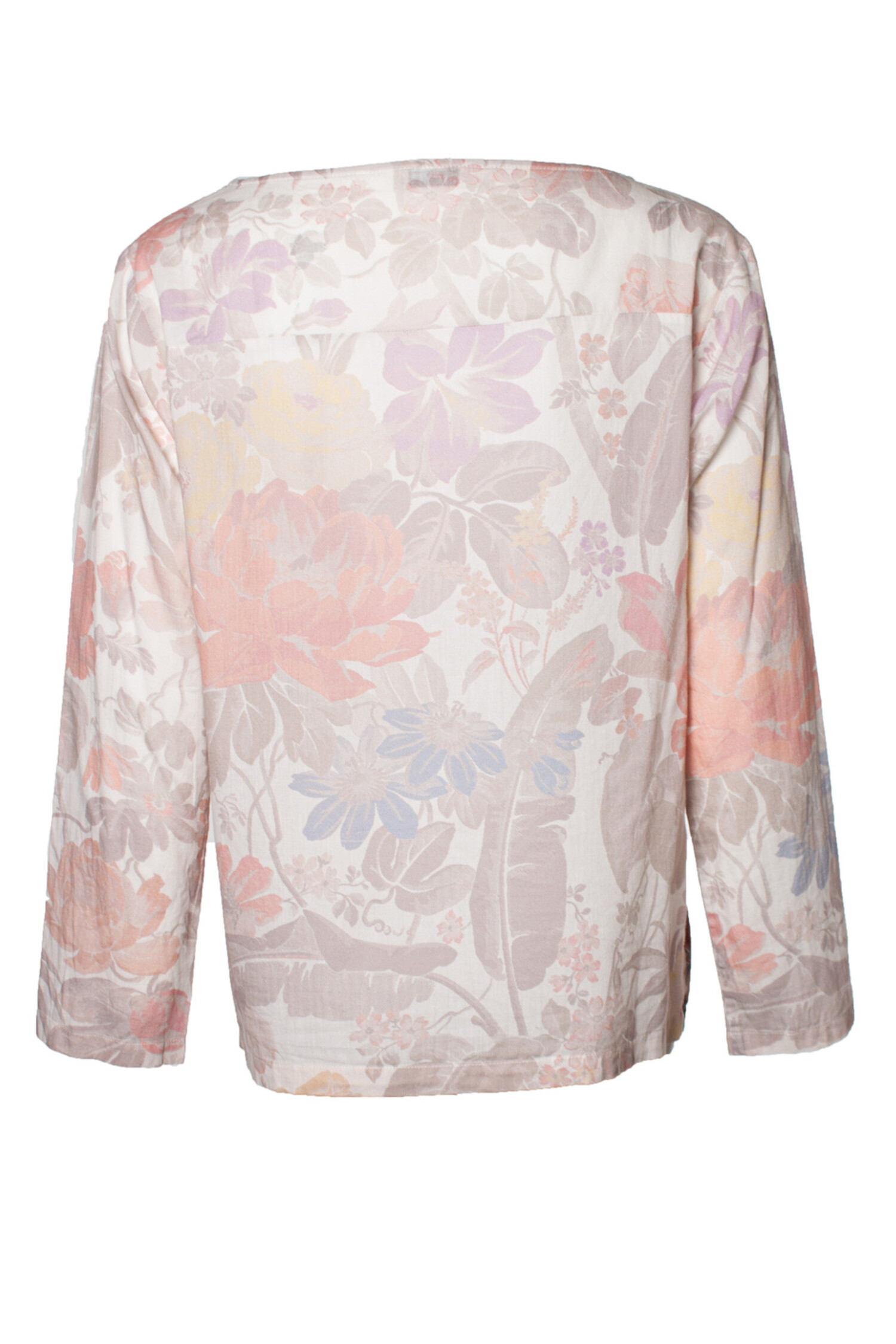 トップス Dries van noten flower print tops Dries Van Noten // Multicolour Rose 3/4 Sleeve T-Shirt – VSP