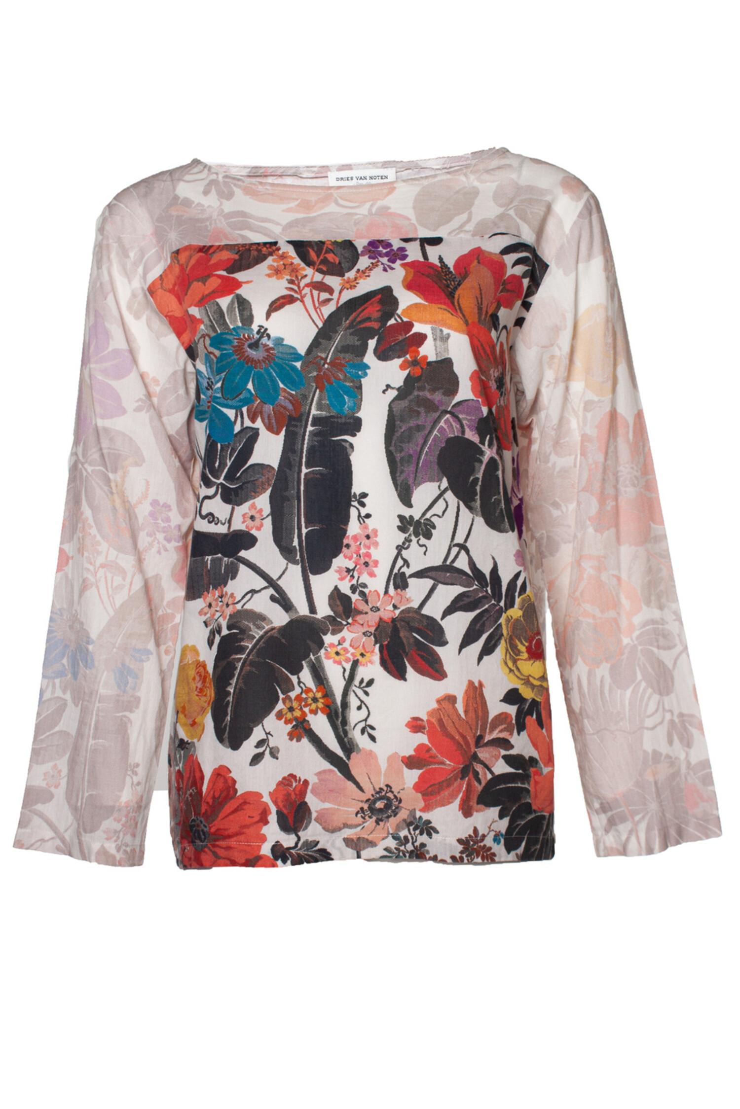 Dries van noten, Floral top with long sleeves - Unique Dries van noten, Floral top with long sleeves - Unique