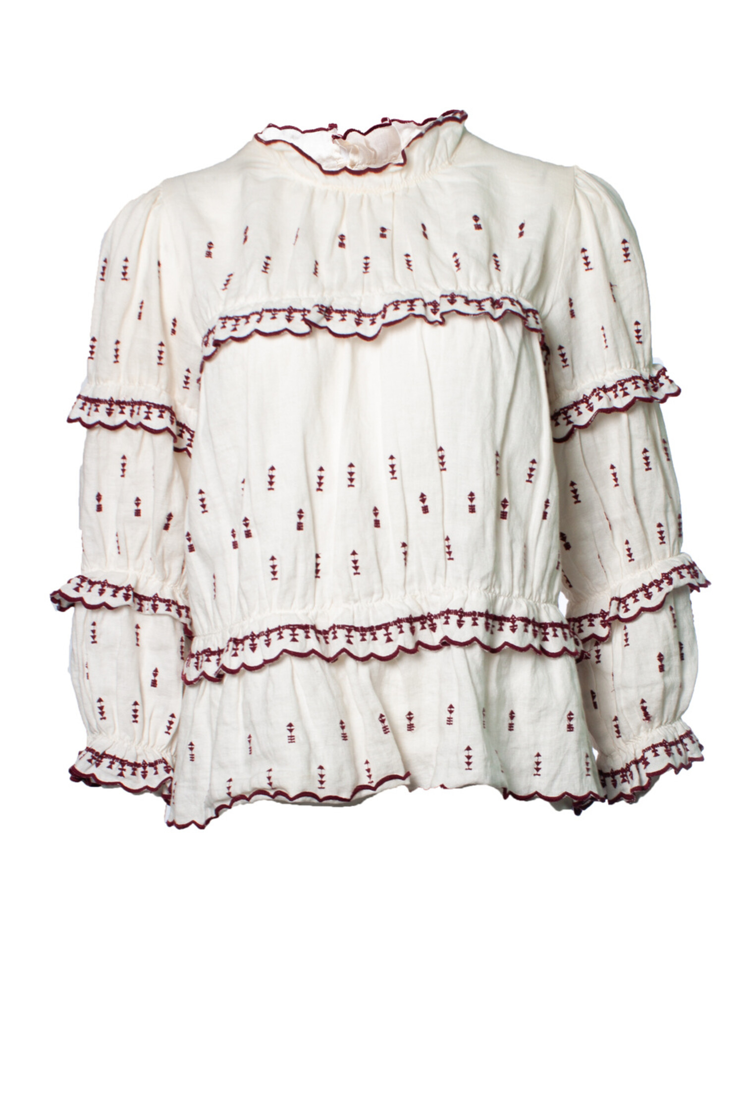 Isabel marant ruffle top on sale