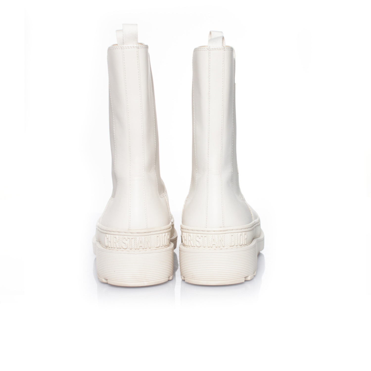 Christian Dior, Trial off white ankle boots - Unique Designer Pieces