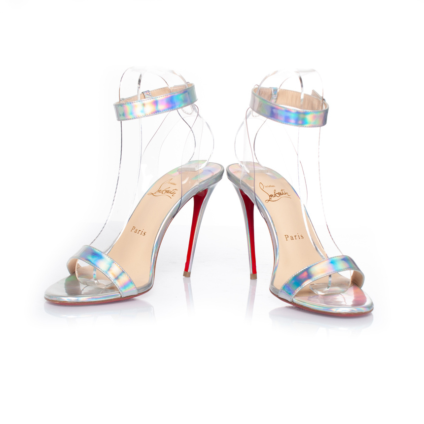 Christian louboutin jonatina silver hot sale