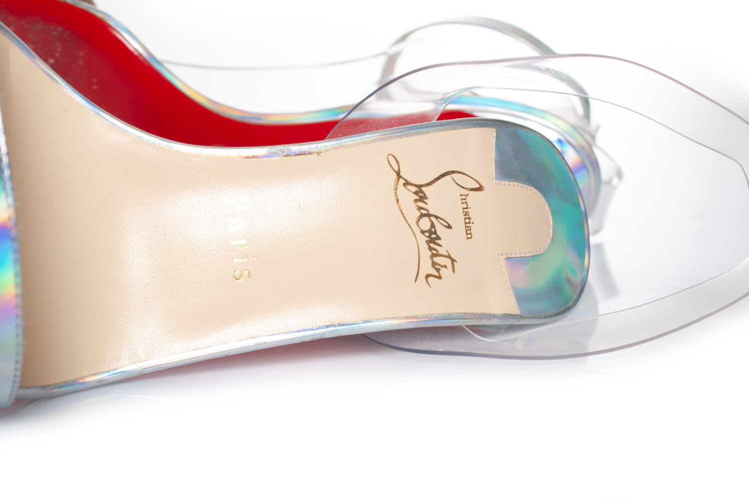 Christian Louboutin Jonatina iridescent sandals Unique Designer