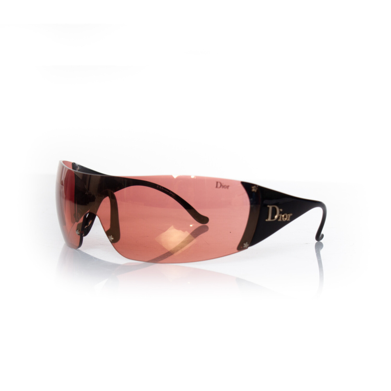 美品✨Christian Dior Sunglasses Rimless Christian Dior Ruthenium Rimless Sunglasses - Brown