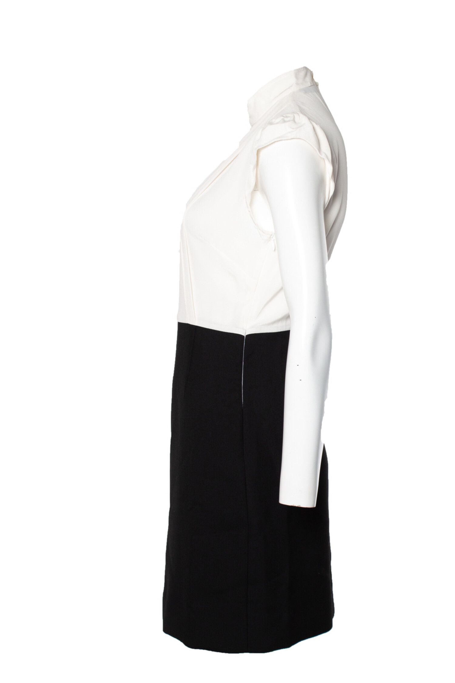 Sandro, black and white pencil dress - Unique Designer Pieces Sandro, black and white pencil dress - Unique Designer Pieces