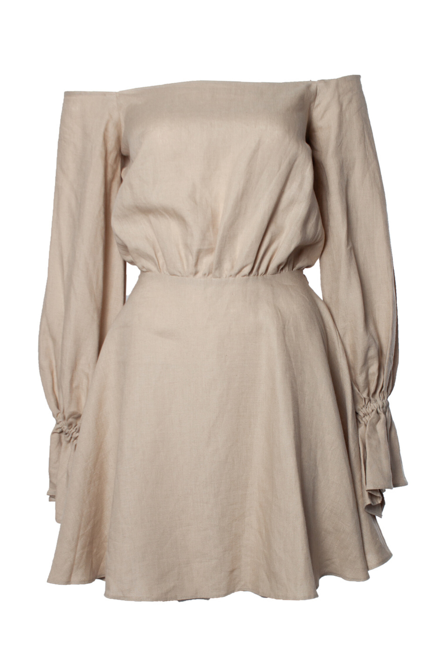 Selma Cilek, Beige linen dress - Unique Designer Pieces