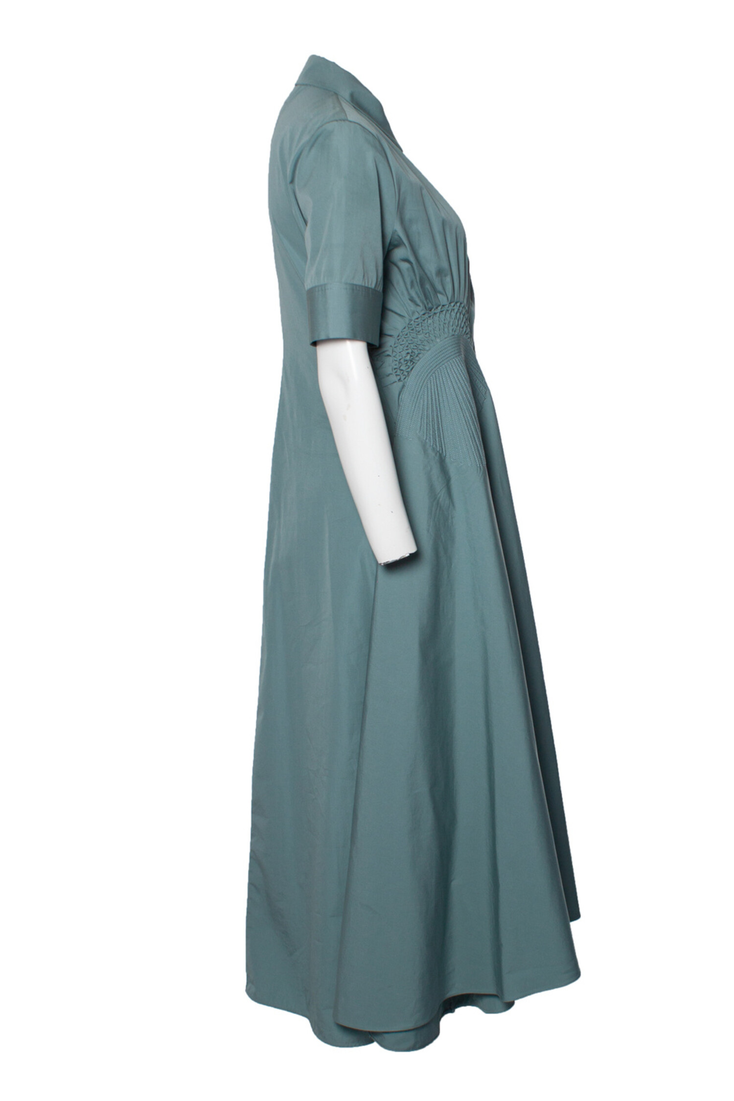 Jil Sander, Maxi dress with wrinkled detail - Unique