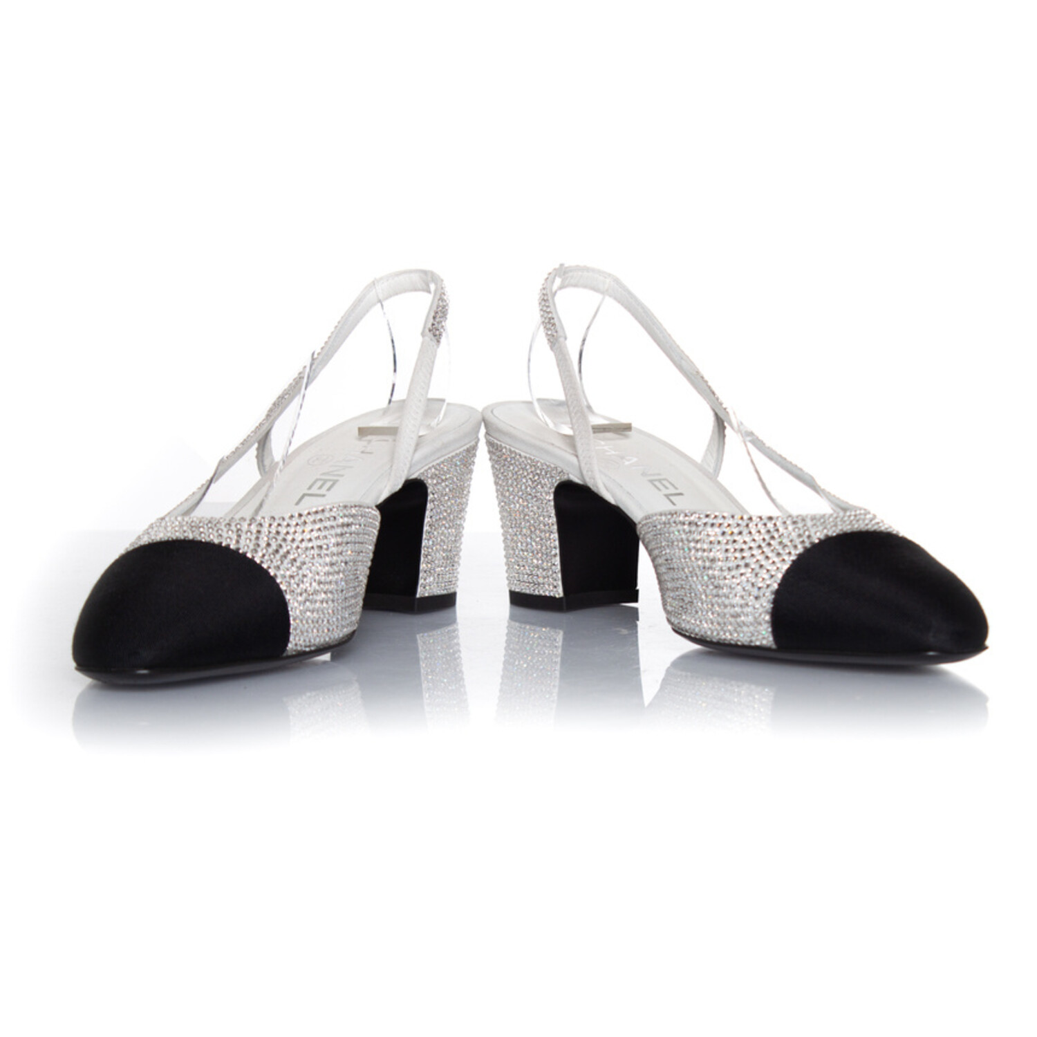 ✴CHANEL ✴超美品✨ サテンミュール Slingback leather sandal Chanel Beige size 35.5 EU in