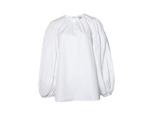 Phaeonia witte blouse met ballon mouwen Unique Designer Pieces