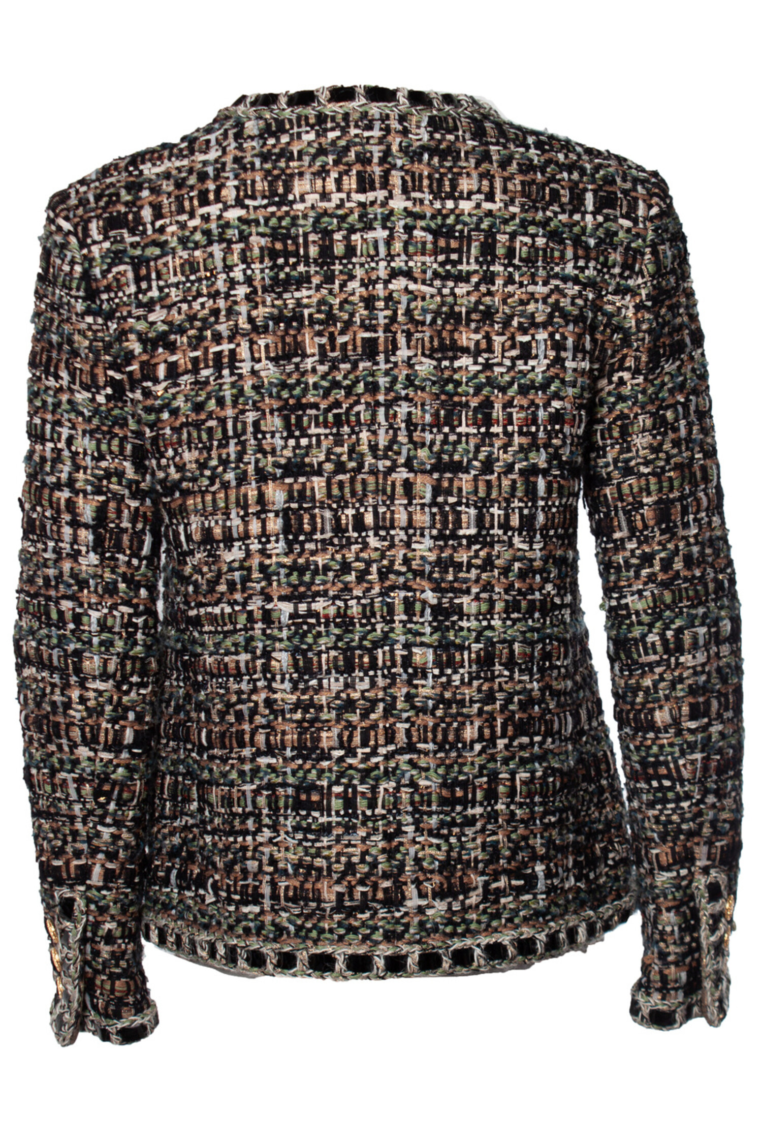 Chanel, 4 pocket multicolor tweed jacket - Unique Designer