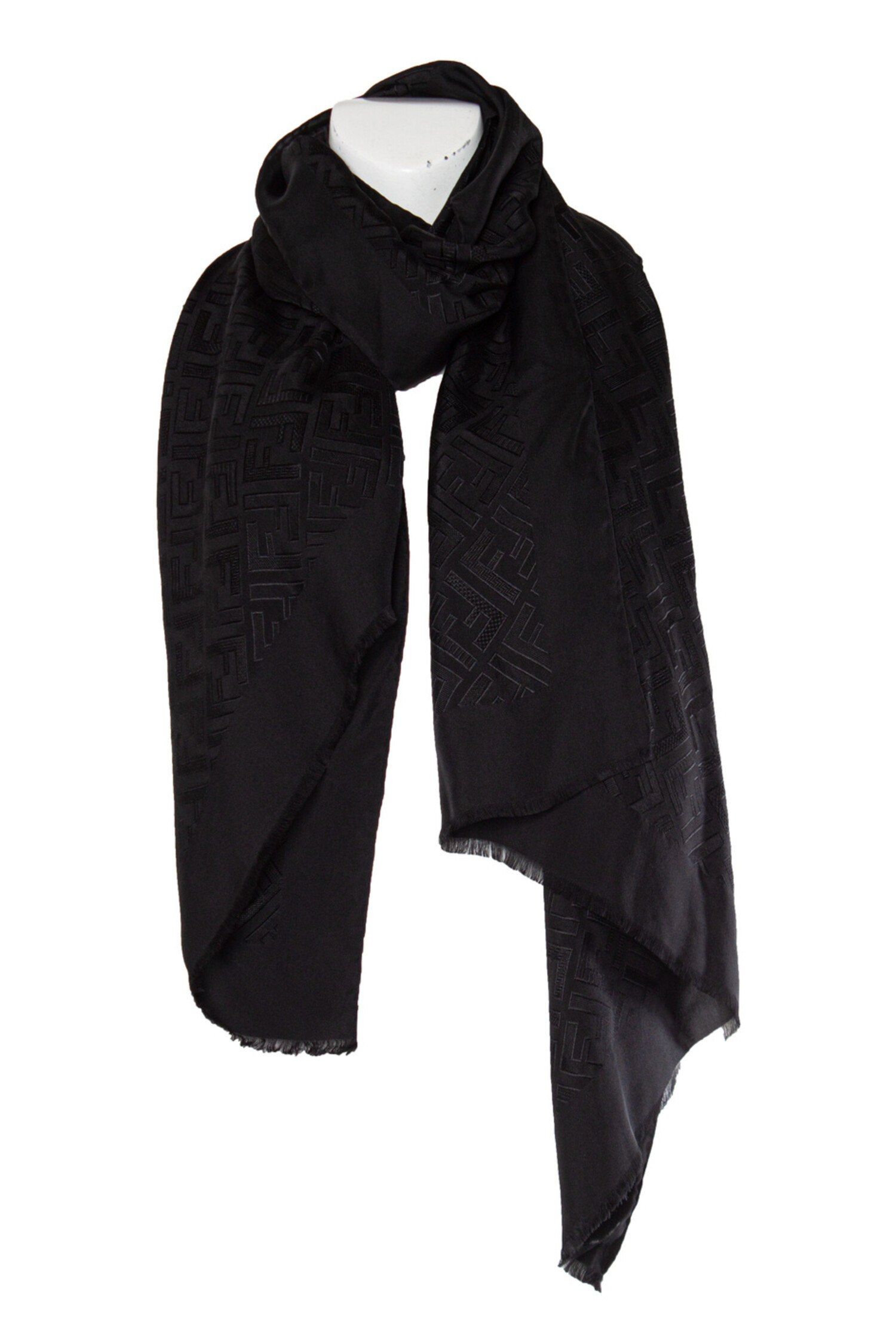 Fendi scarf shop black