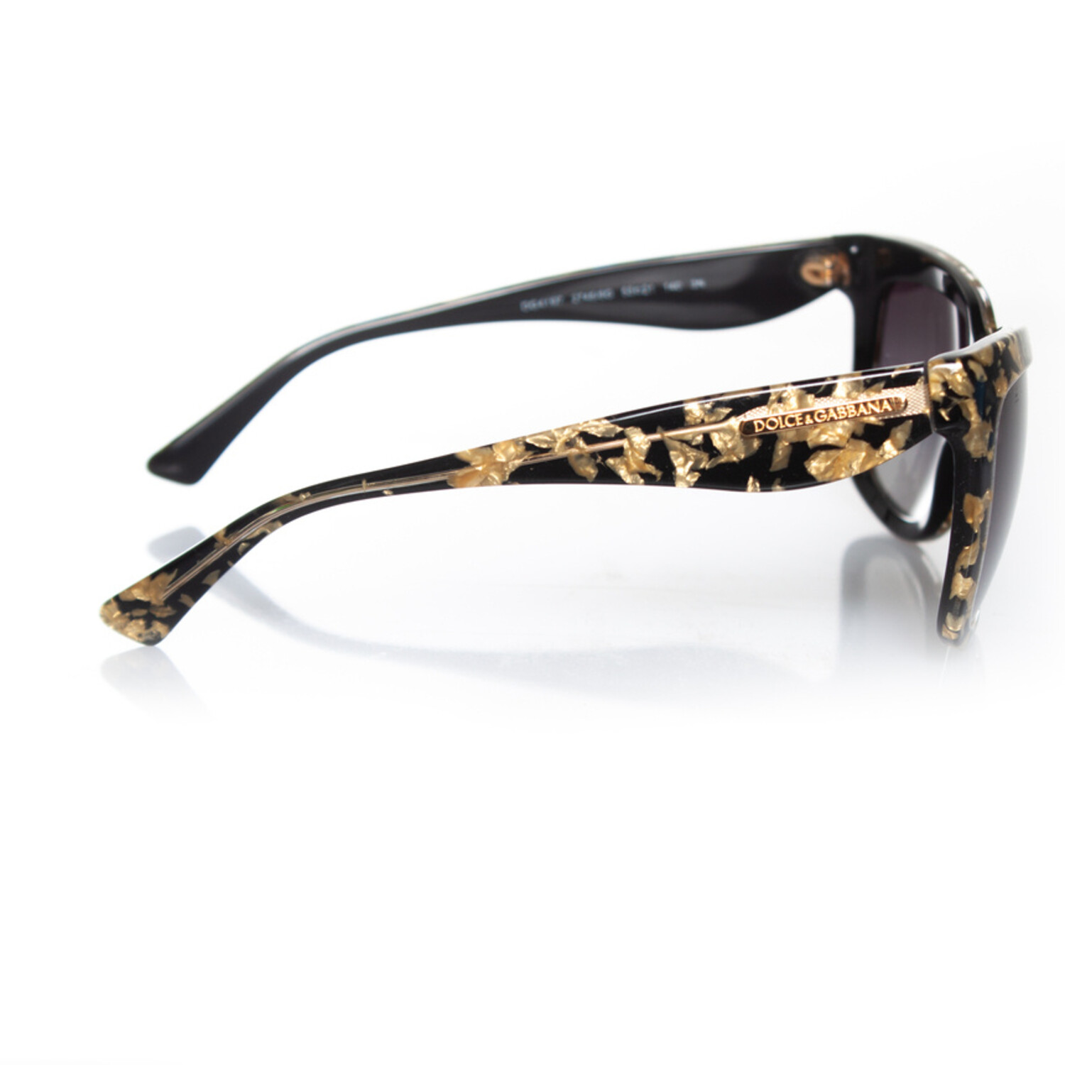 Dolce & Gabbana DG 4198 Gold Leaf Sunglasses NEW Authentic DOLCE & GABBANA sunglasses/women DG41992750/8F  main image 3