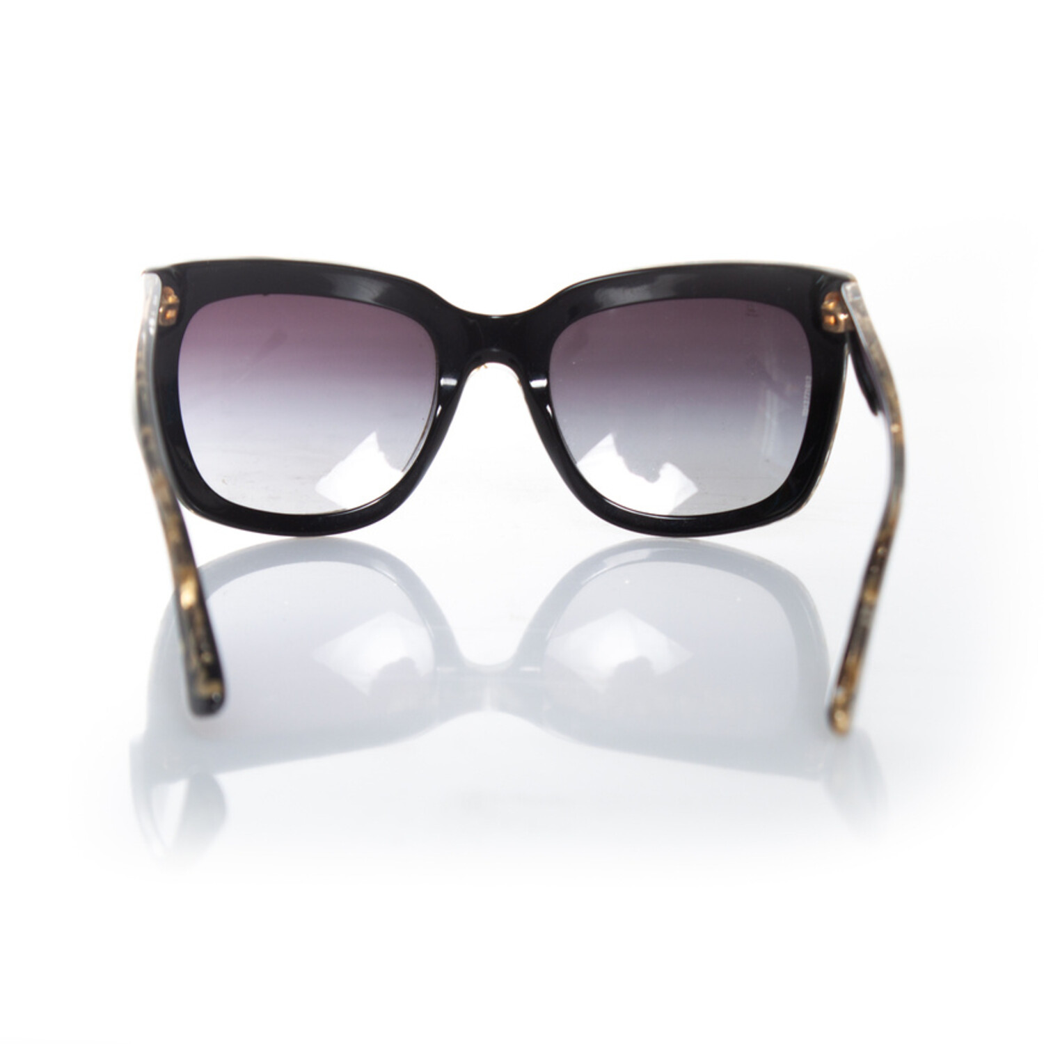 Dolce & gabbana, Black and gold leaf sunglasses - Unique  display picture 1