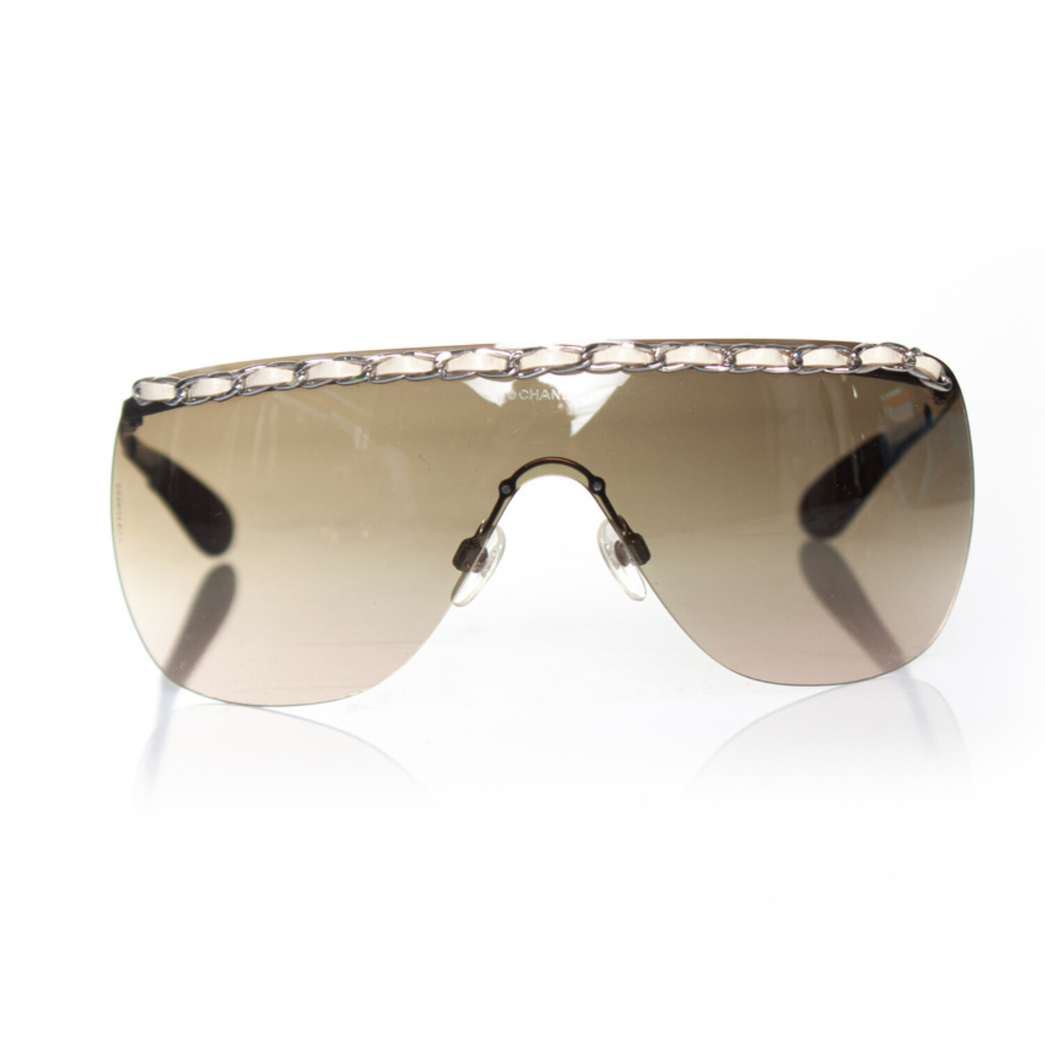 小物 CHANEL sports sunglasses rimless y2k Chanel Silver CC Rimless Sunglasses ○ Labellov ○ Buy and Sell