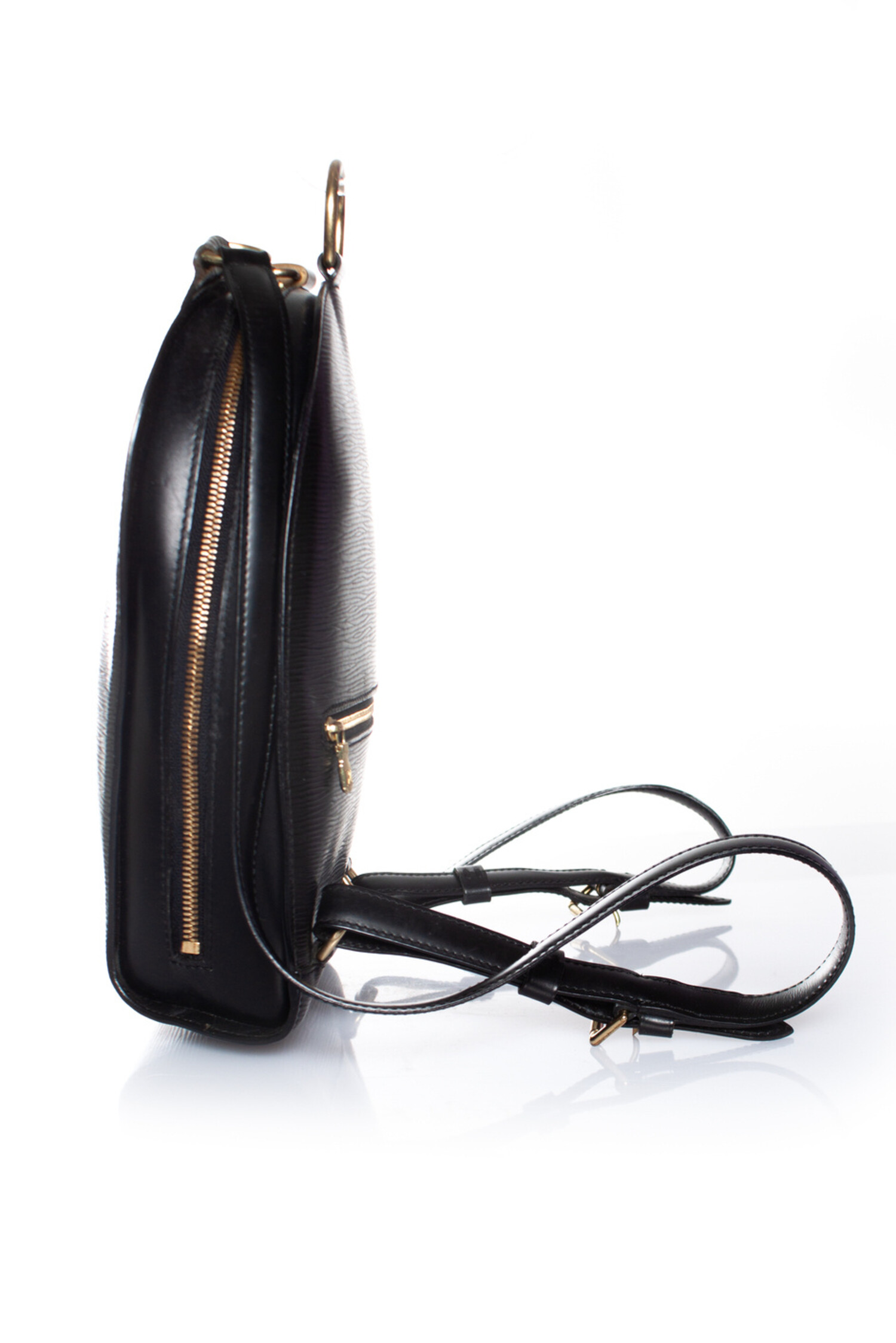 LOUIS VUITTION BLACK LEATHER EPI MABALLION BP LOUIS VUITTON Mabillon Epi Leather Backpack Black main image 3