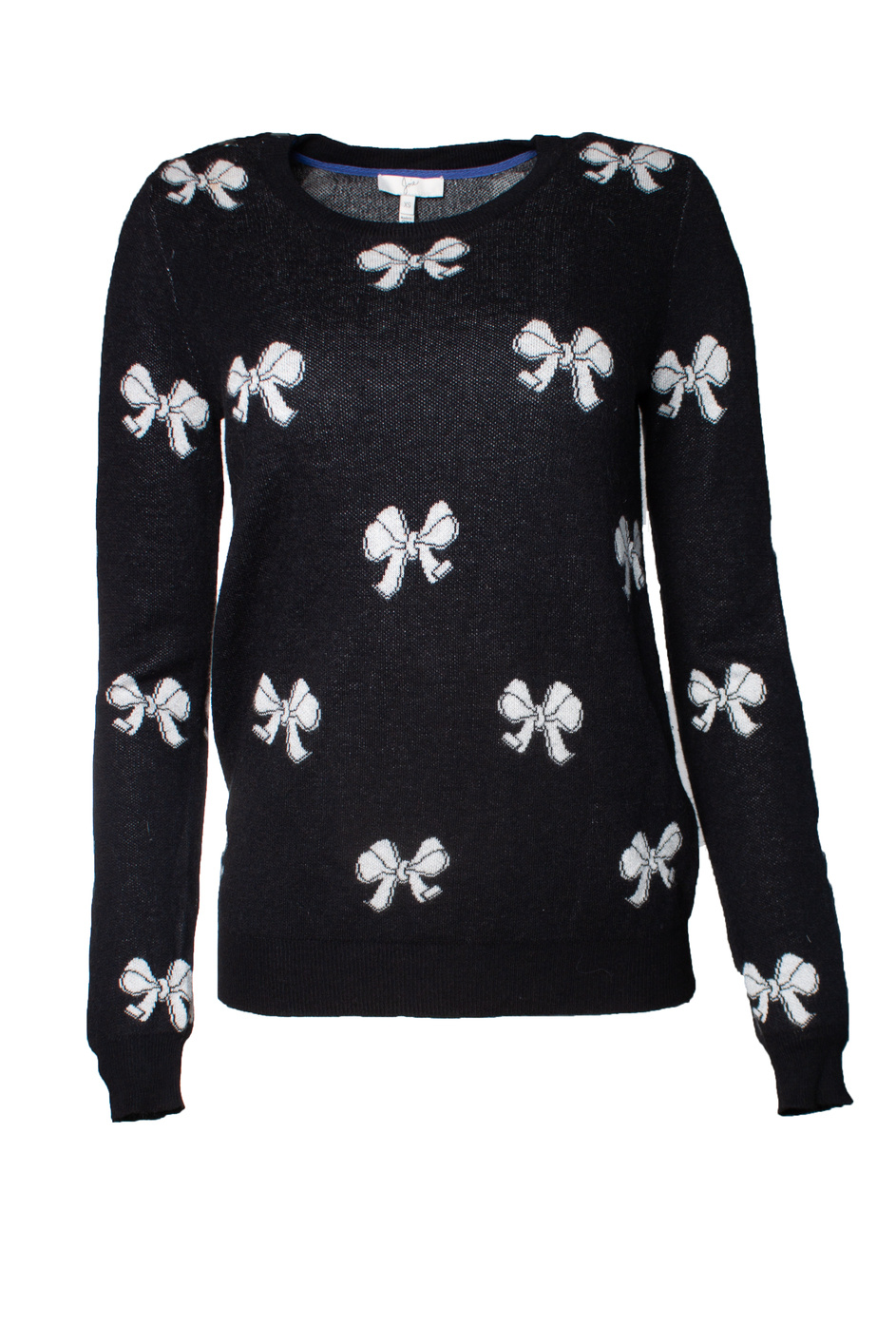 Joie cashmere blend sweater with ribbon print Unique Designer Pieces