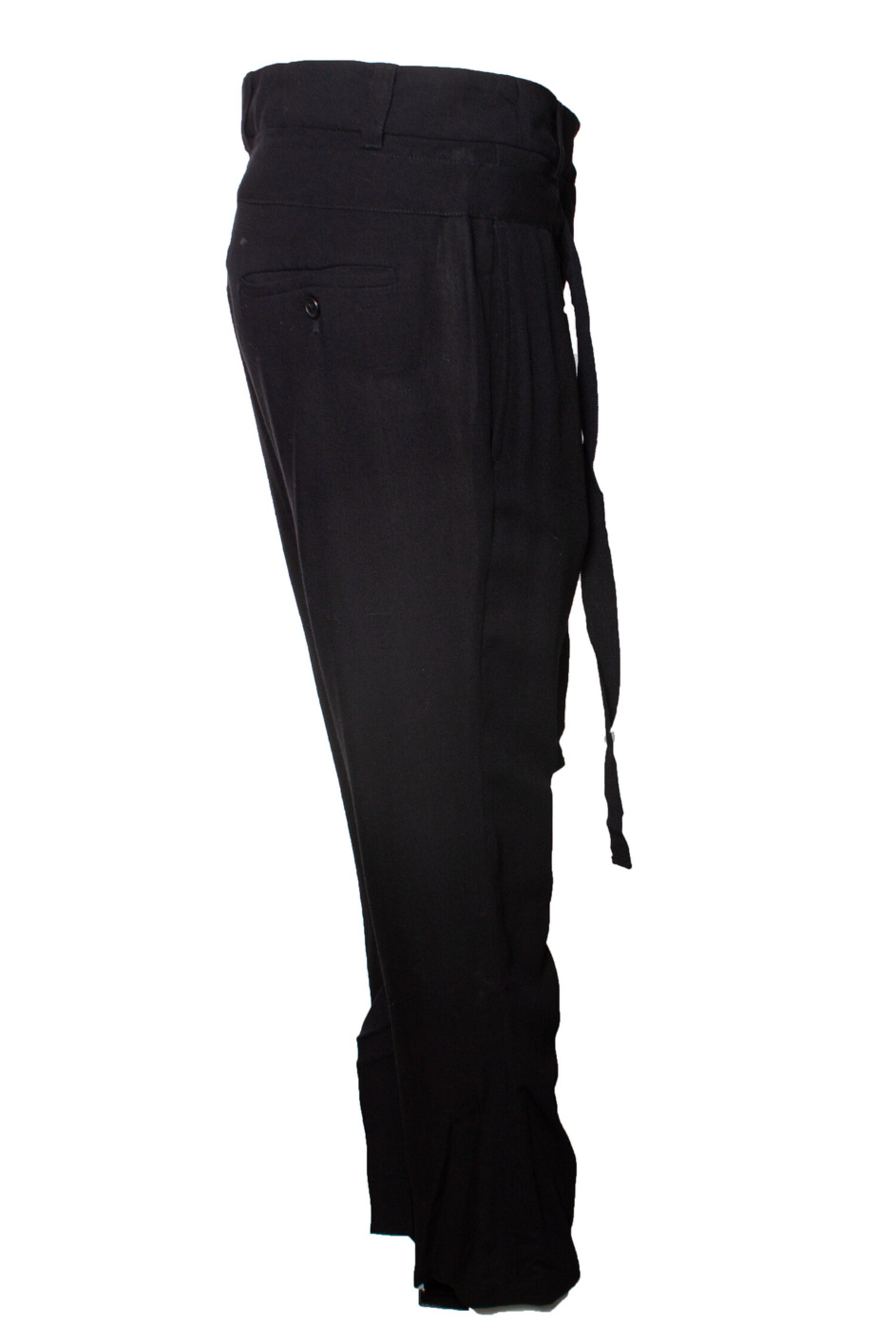 Ann Demeulemeester, Black wool trousers - Unique Designer Pieces
