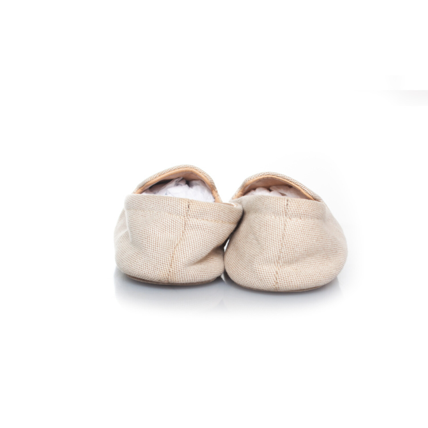 Hermes Beige canvas home instappers Unique Designer Pieces