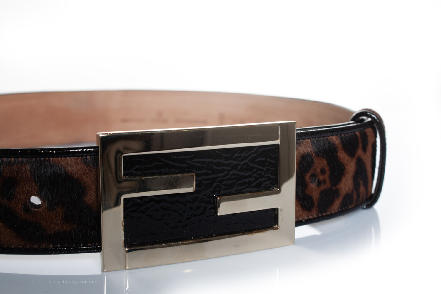 Fendi, Leopard ponyskin belt - Unique Designer Pieces display picture 2