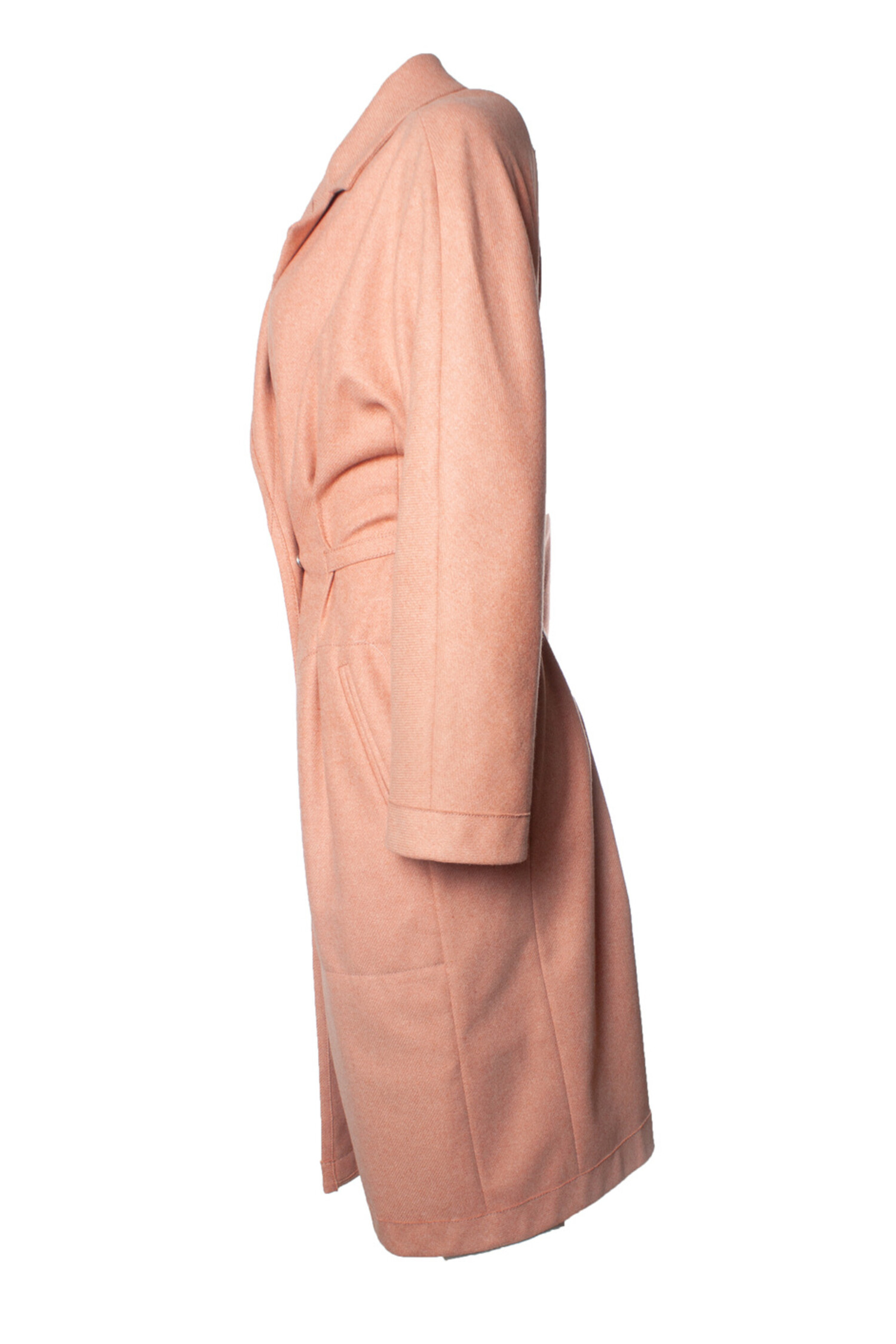 Acne Studios, Pink Aleka wrap trenchcoat - Unique Designer Pieces