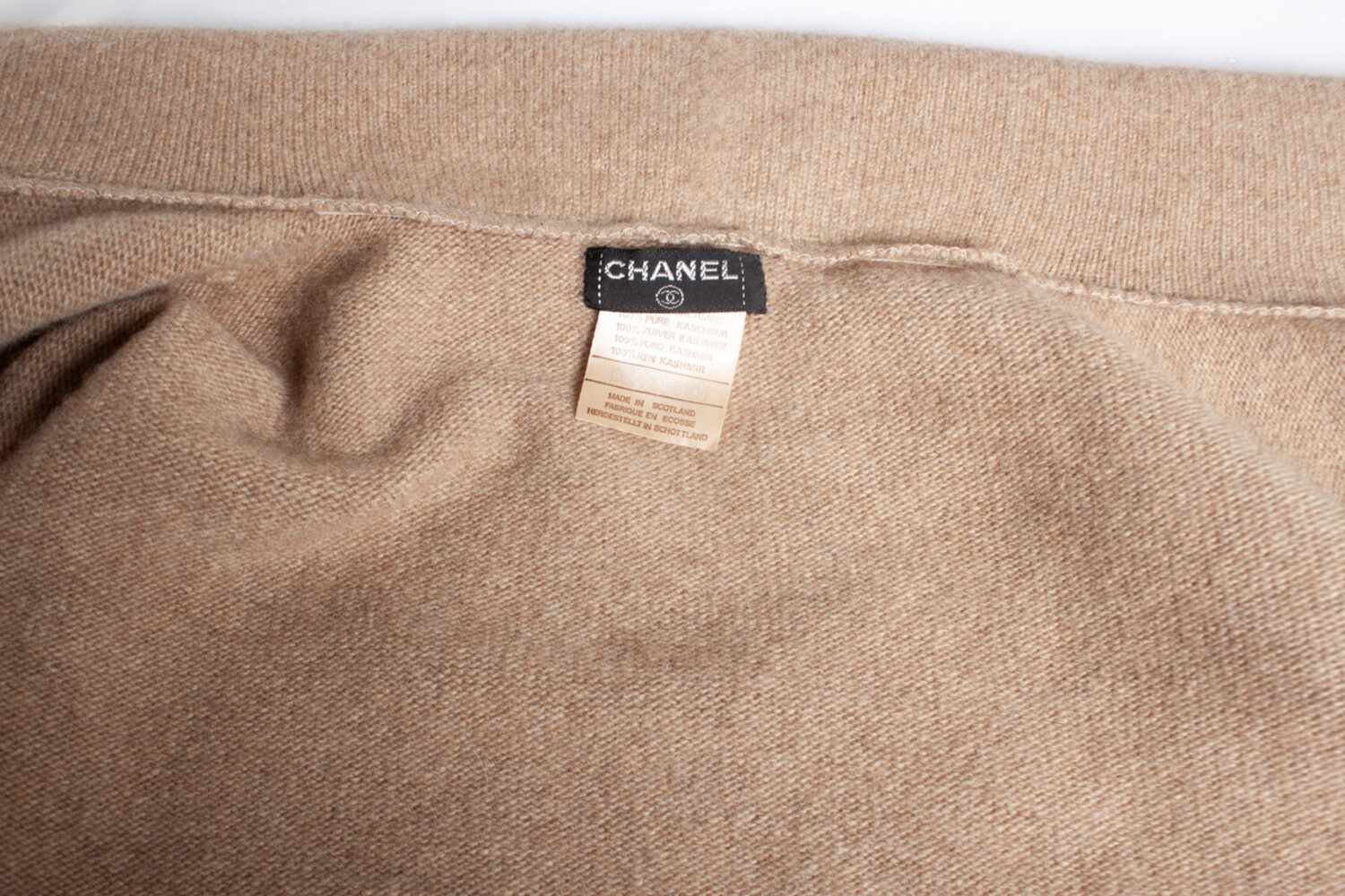 Chanel, Cashmere crossover cardigan - Unique Designer Pieces