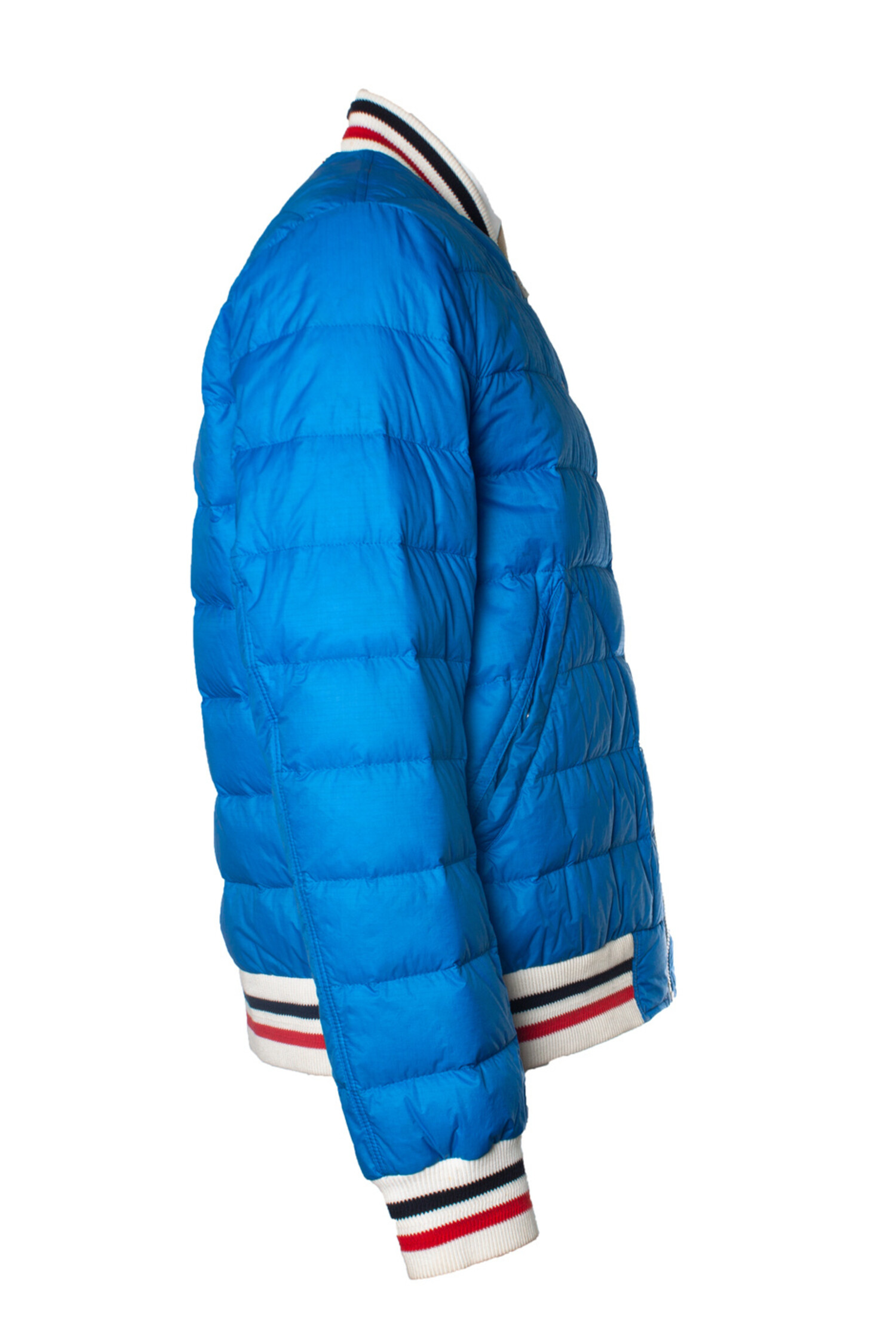 Moncler, Gamme bleu shell down bomber jacket - Unique Moncler, Gamme bleu shell down bomber jacket - Unique
