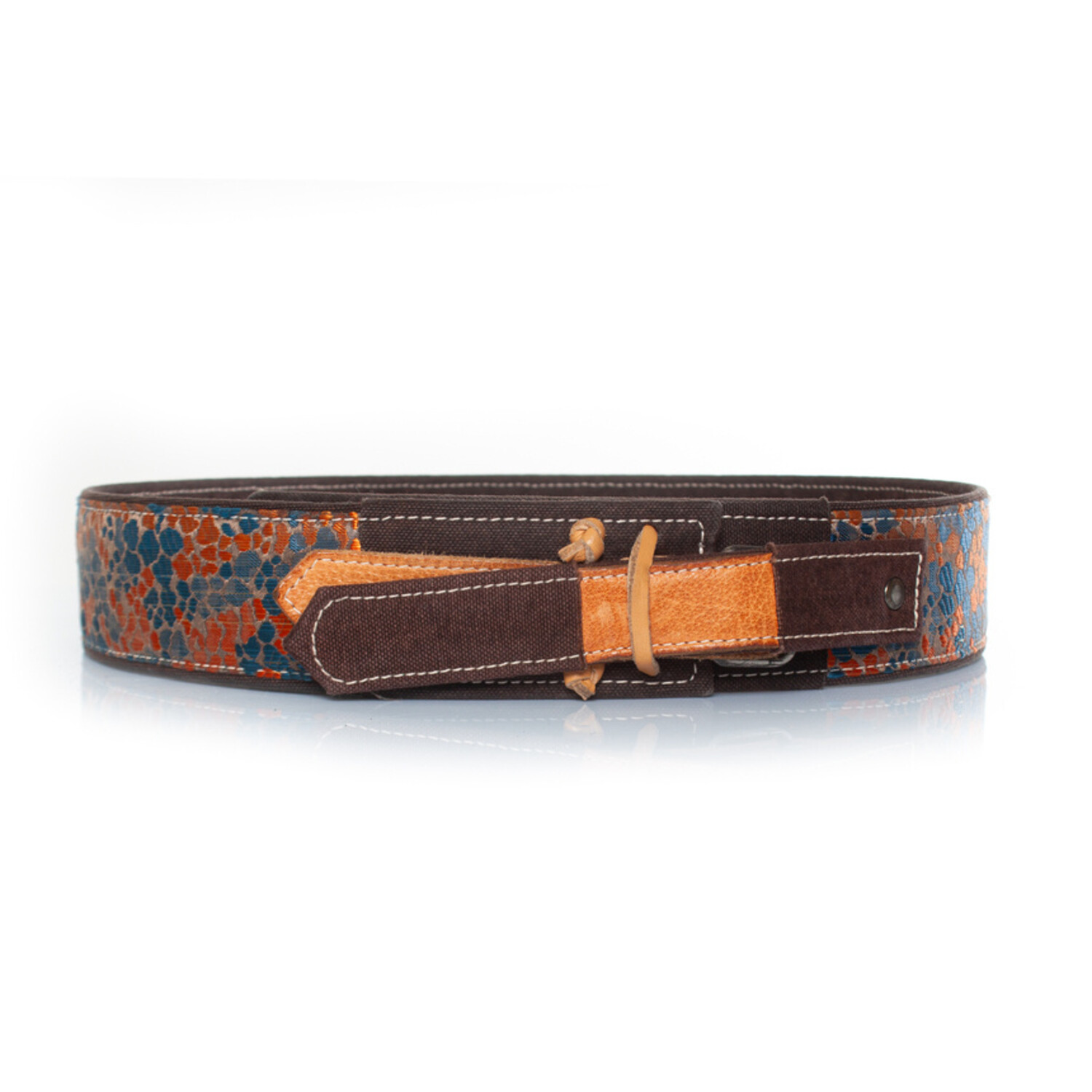 Dries van noten, jacquard woven belt - Unique Designer Pieces Dries van noten, jacquard woven belt - Unique Designer Pieces
