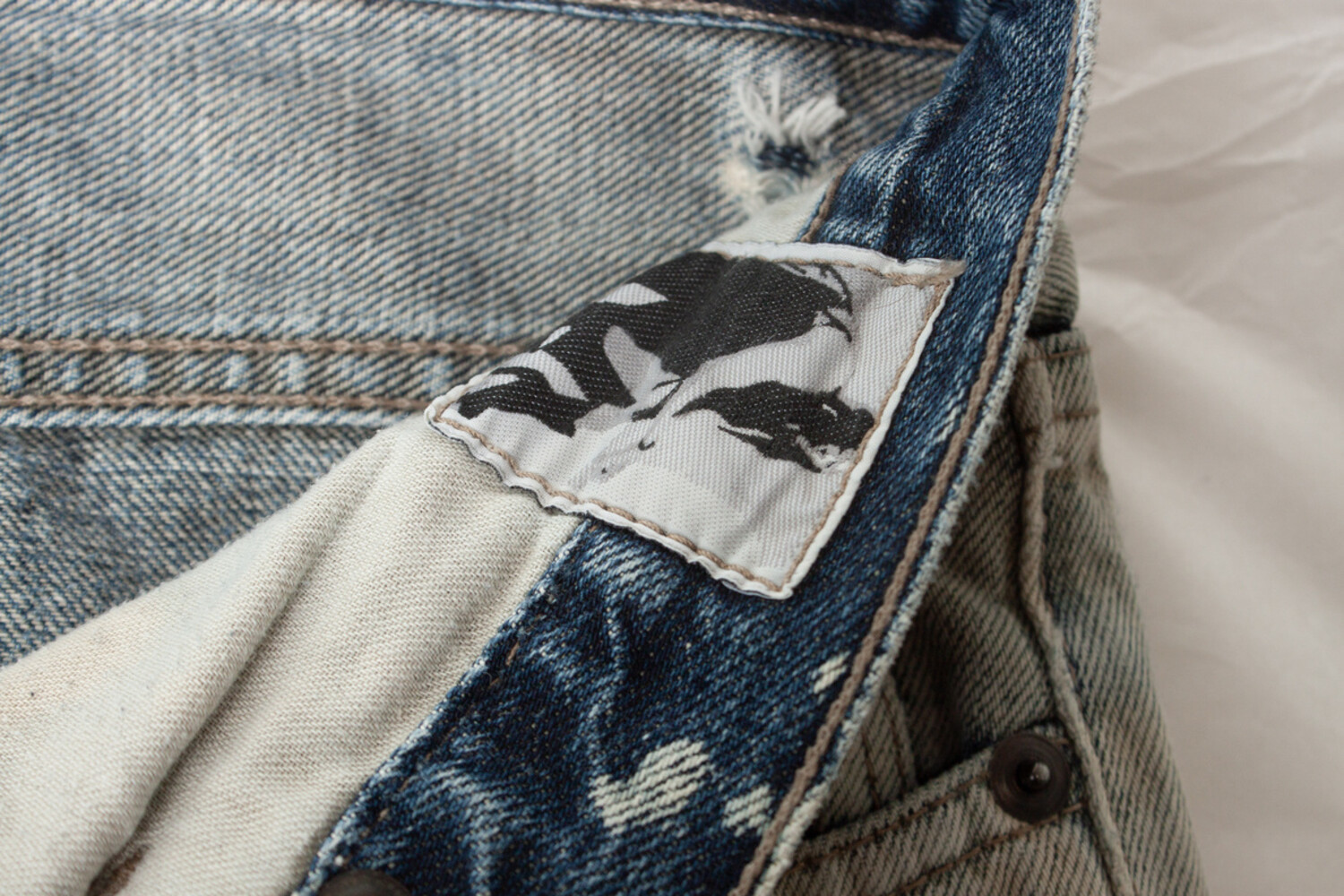 Rick Owens Drkshdw, Detroit cut jeans - Unique Designer Pieces Rick Owens Drkshdw, Detroit cut jeans - Unique Designer Pieces
