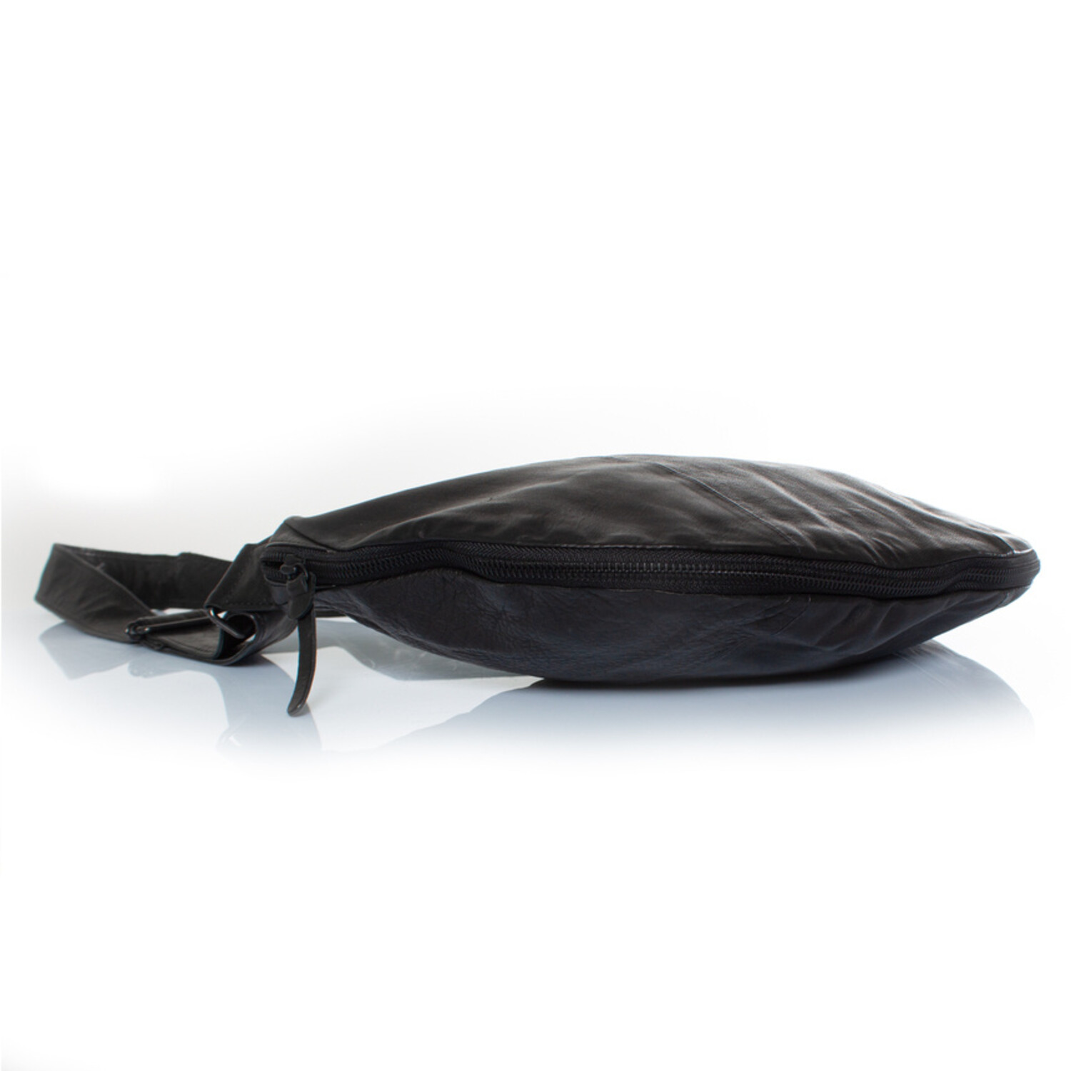 Yohji Yamamoto, leather crossbody hobo bag - Unique Designer Yohji Yamamoto, leather crossbody hobo bag - Unique Designer