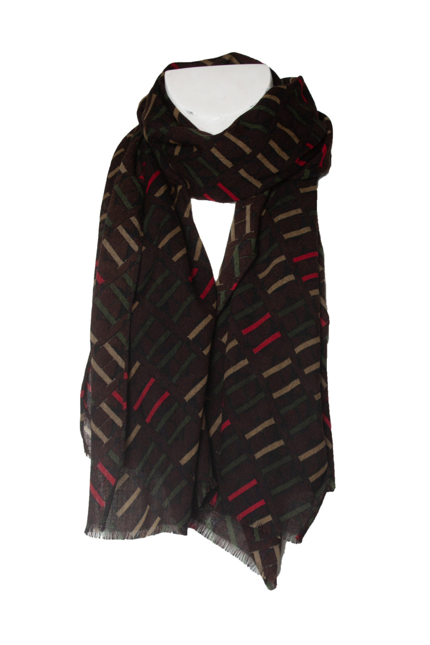 Foulard Vintage Carolina Herrera - 100% Polyester - Dimensions 88 X 90 Cm - Occasion