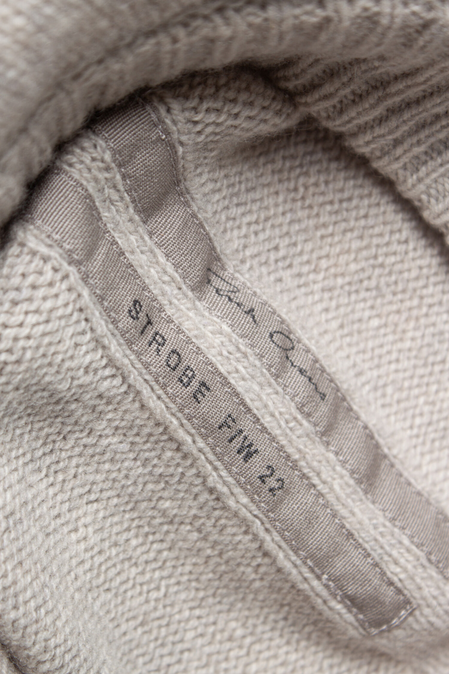 Rick Owens, Strobe FW22 knitted sweater - Unique Designer Pieces