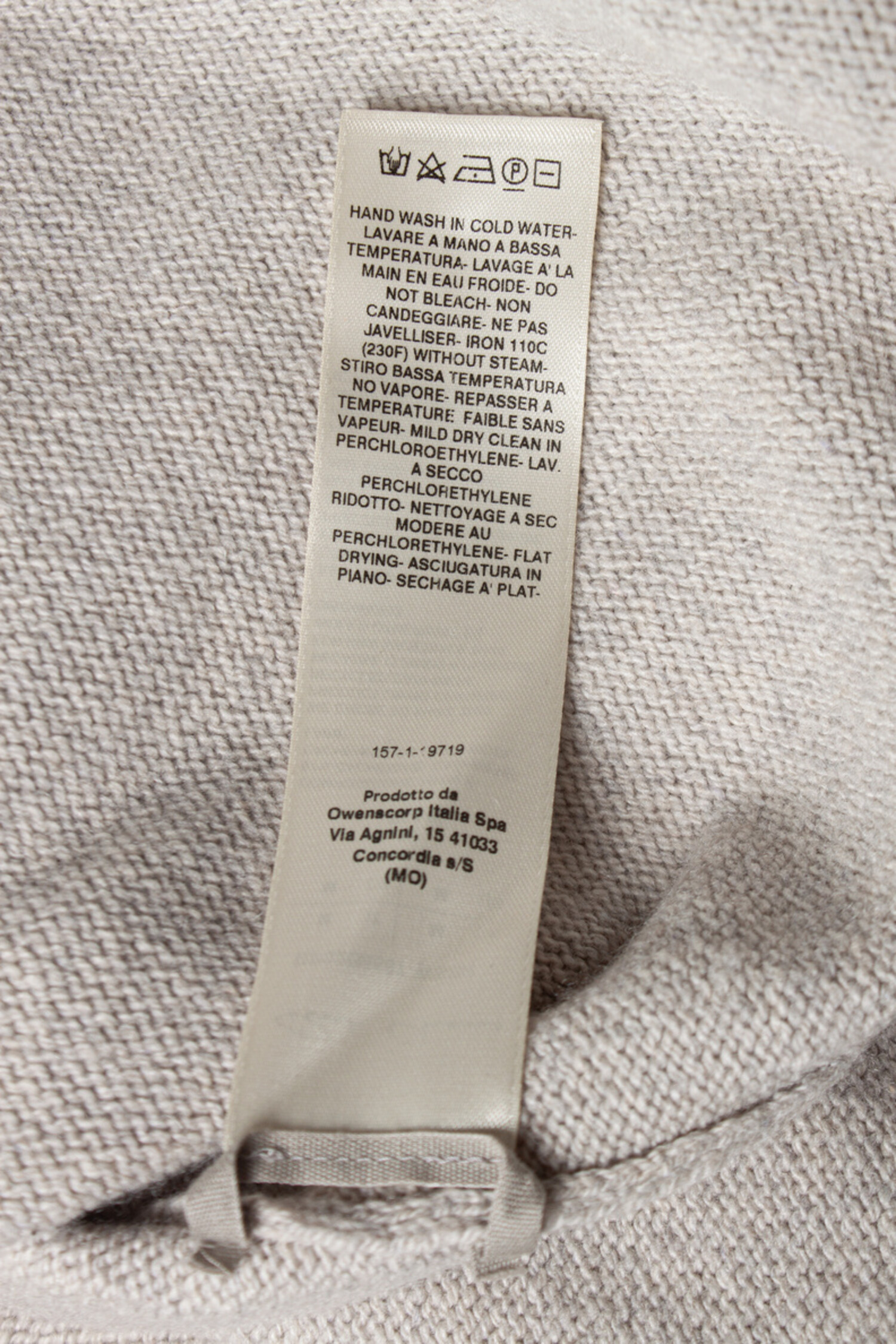 Rick Owens, Strobe FW22 knitted sweater - Unique Designer Pieces