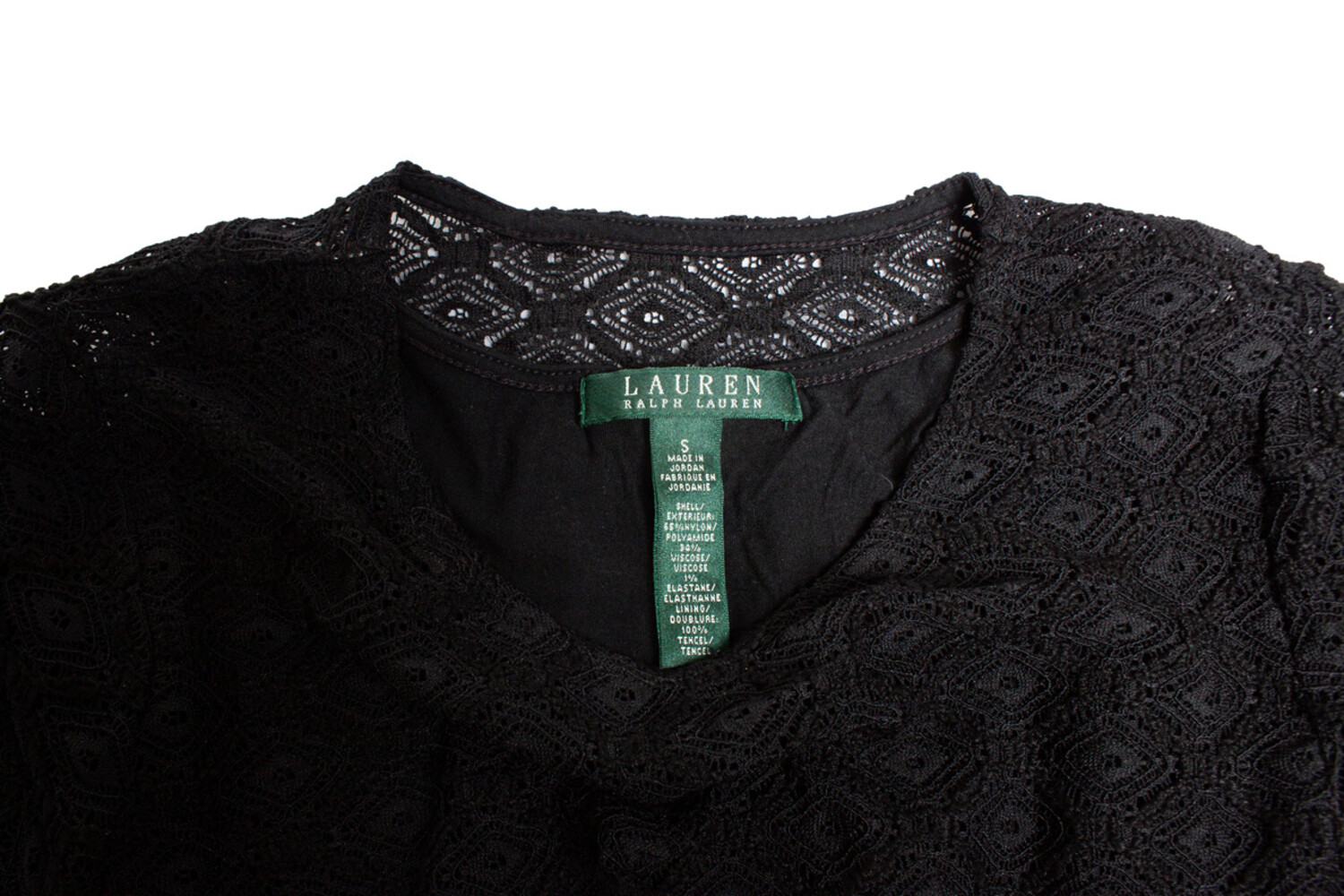 新品未使用RALPH LAUREN Black Labelチュニック黒 Lauren Ralph Lauren Women's Crinkle Rayon Cover Up Tunic at