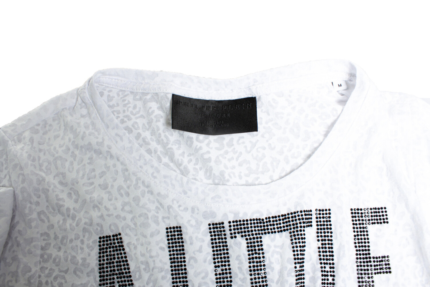 Philipp Plein, Tshirt with rhinestones Unique Designer Pieces