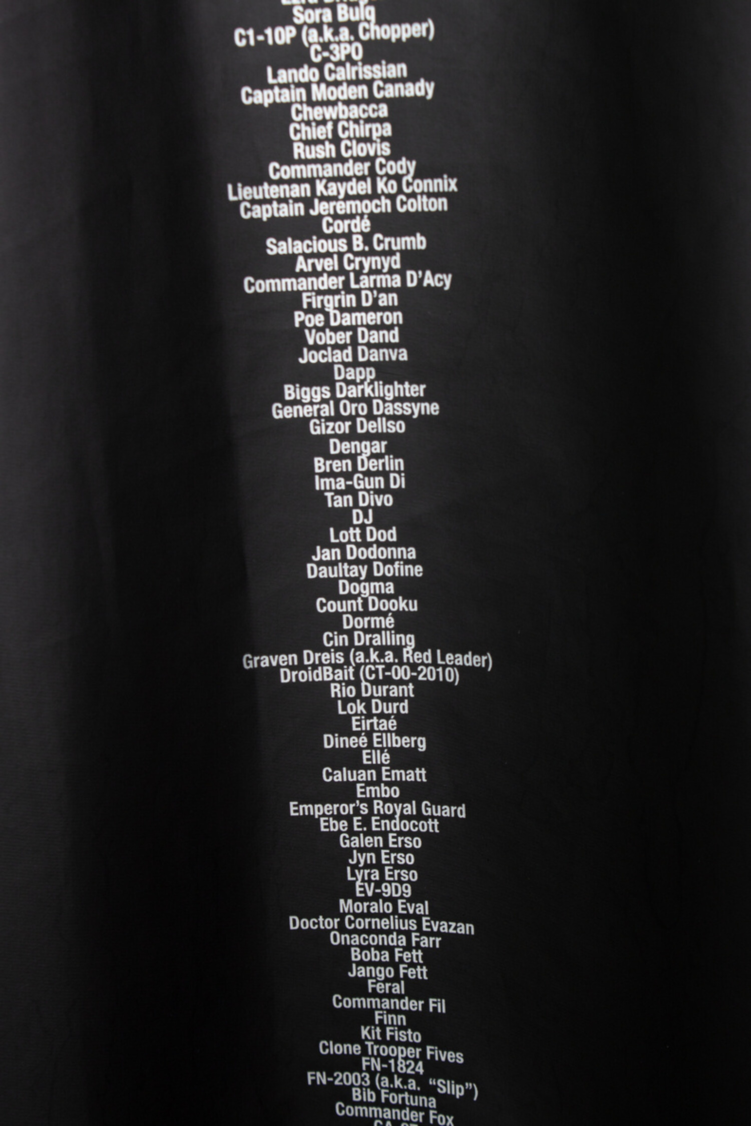 Vetements, Black Star Wars edition coat - Unique Designer Pieces