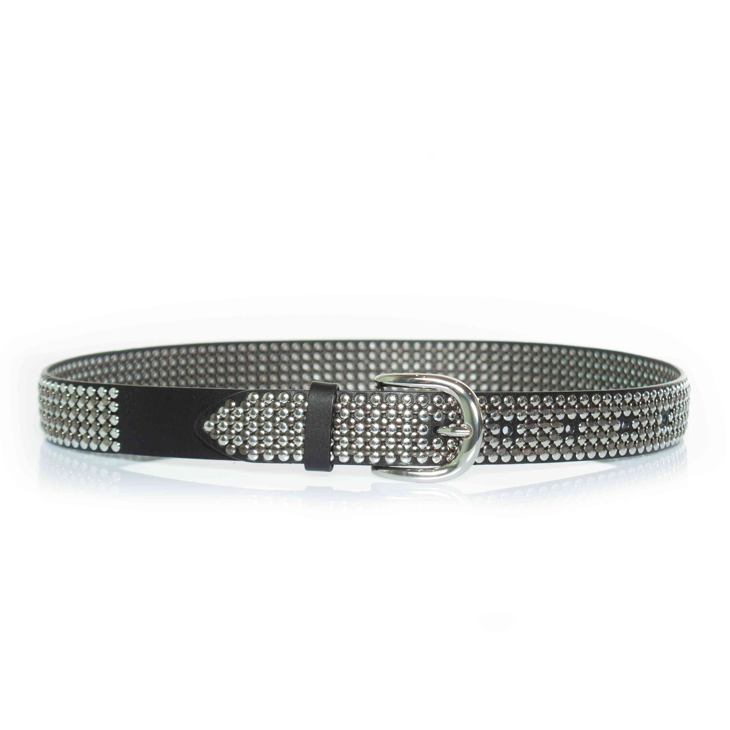 ISABEL MARANT スタッド 装飾 バックル ベルト Isabel Marant, Full studded leather belt - Unique Designer