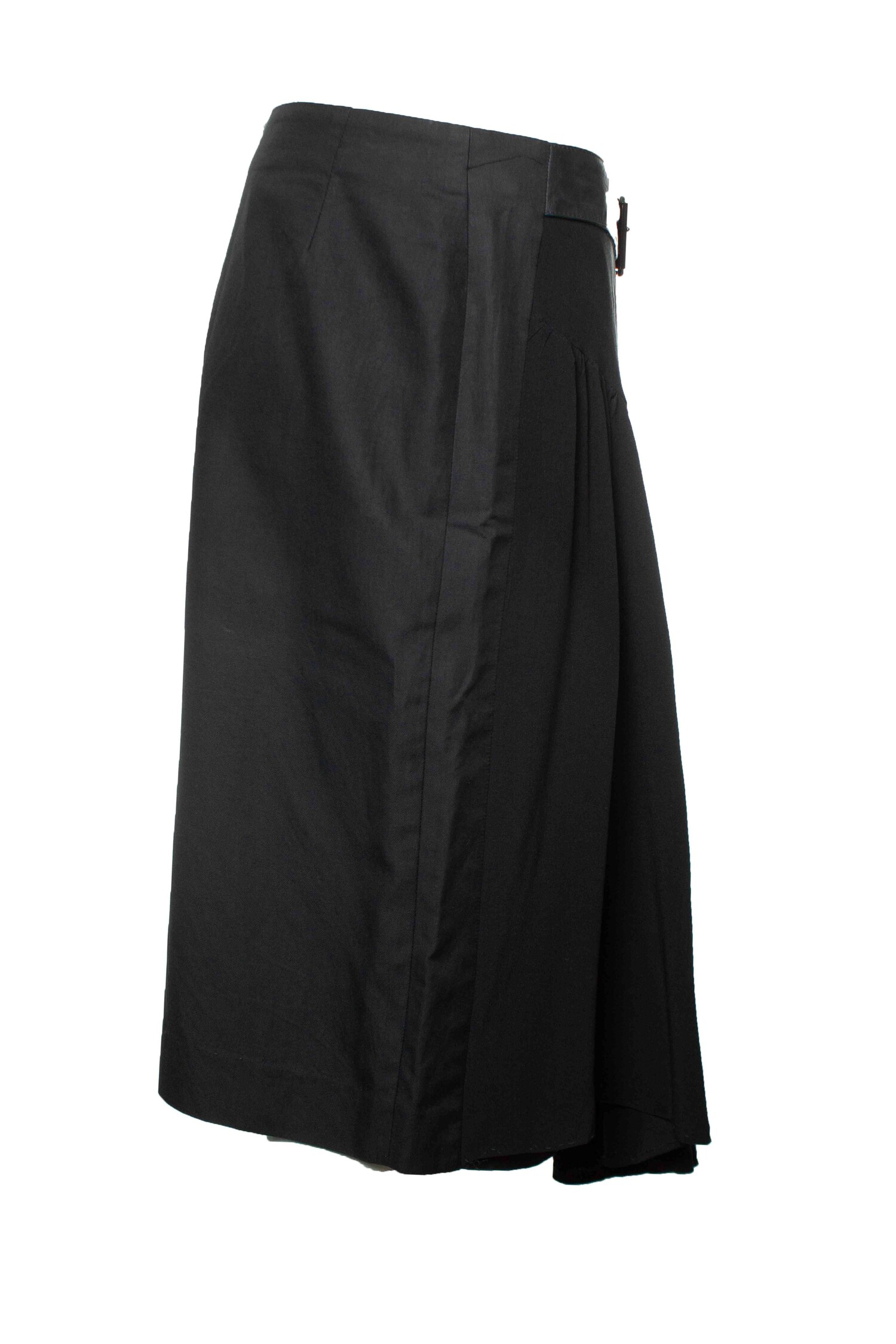 A.F. vandevorst スカート A.F. vandevorst, skirt with leather belt in black - Unique